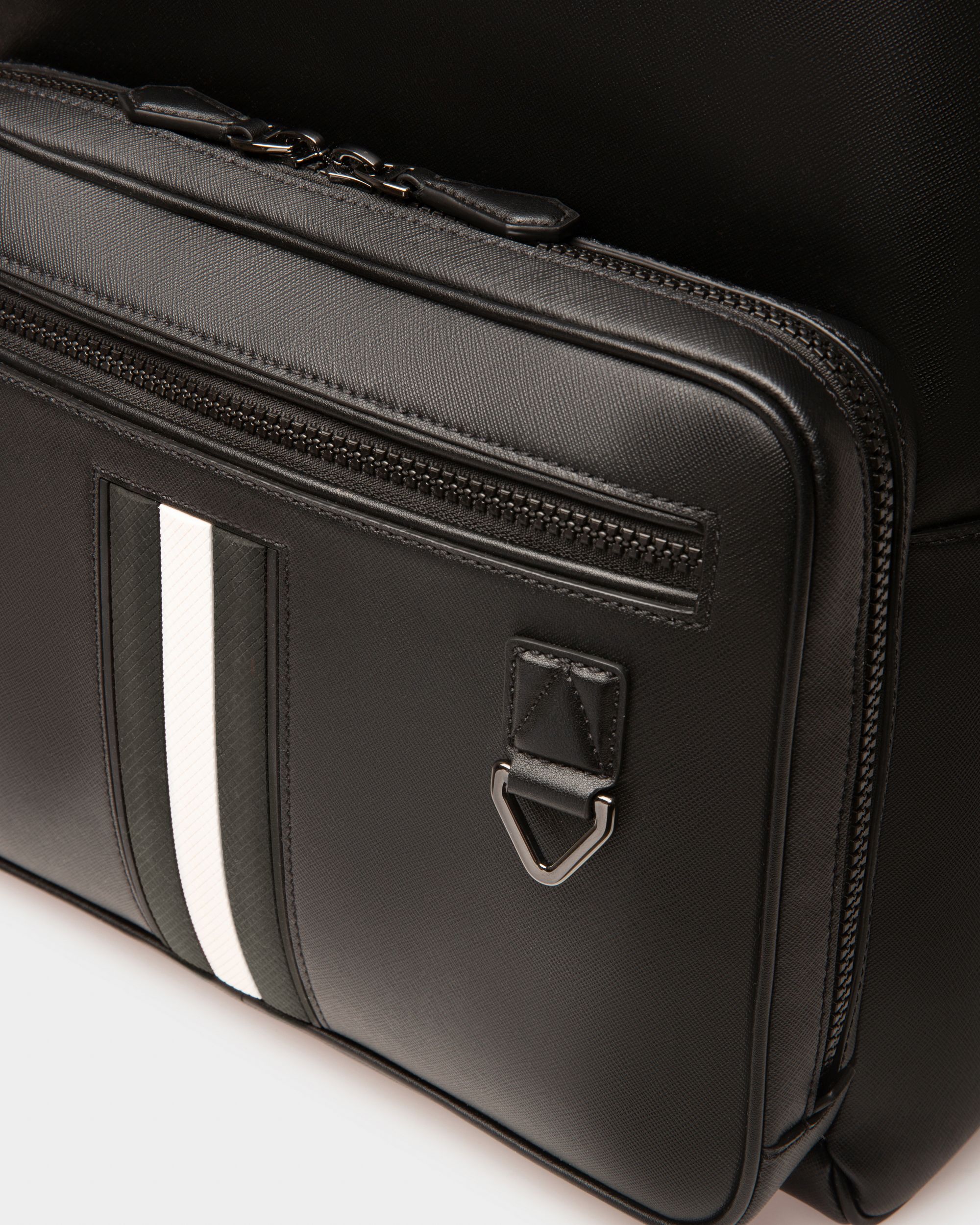 Mavrick Leather Backpack In Black - Men's - Bally - 05