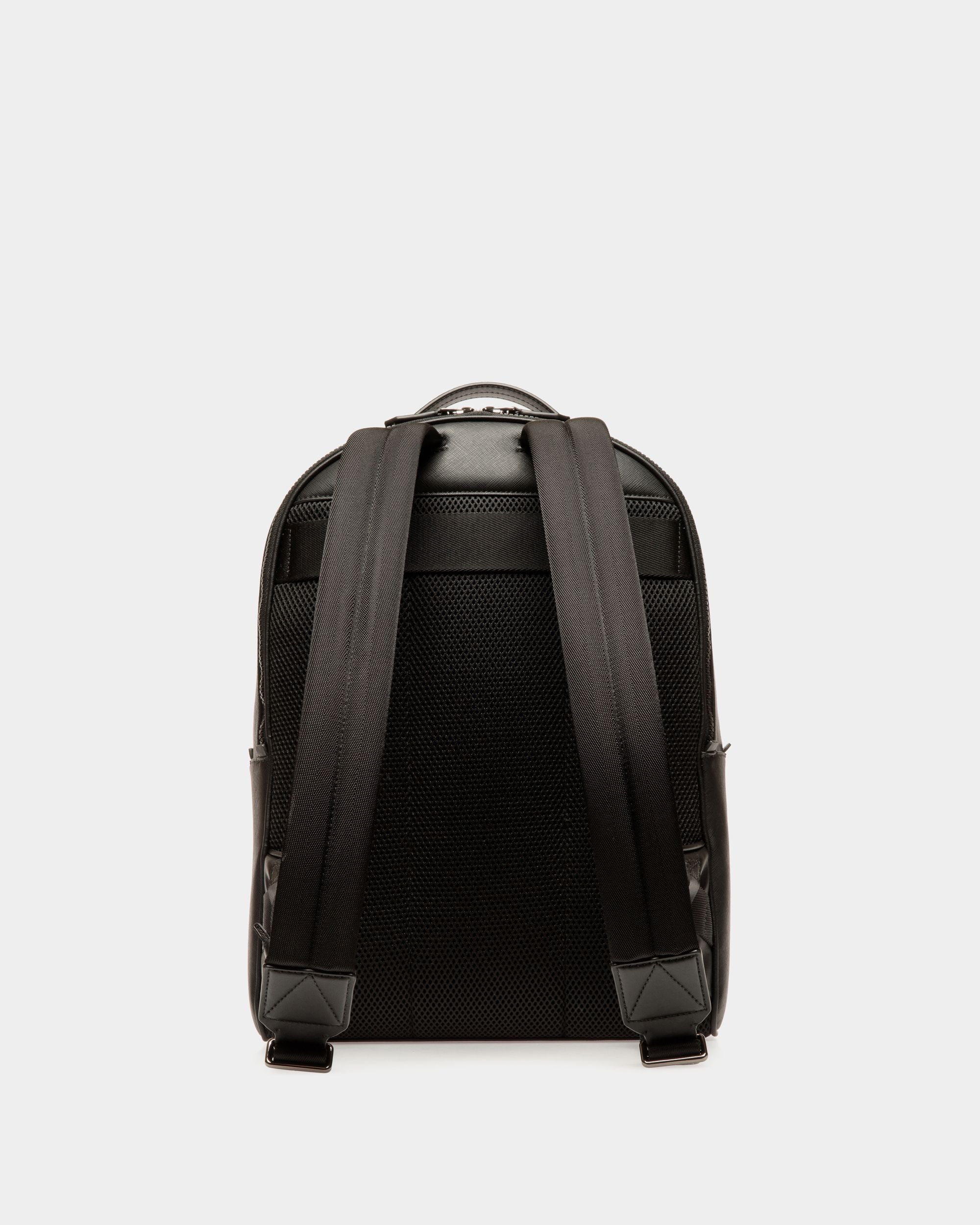 Mavrick Recycled Leather Backpack In Black - Men's - Bally - 03