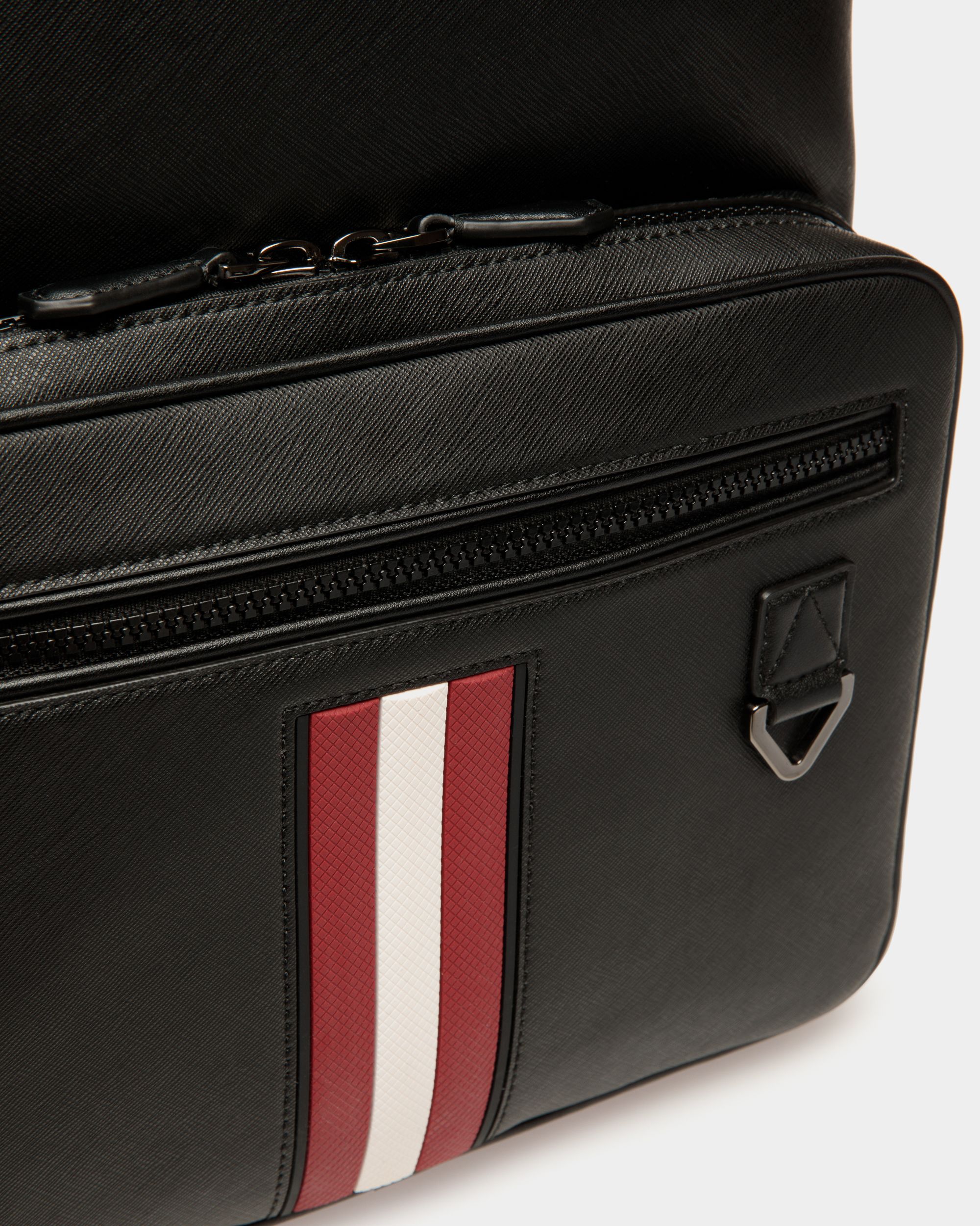 Mavrick Recycled Leather Backpack In Black - Men's - Bally - 06