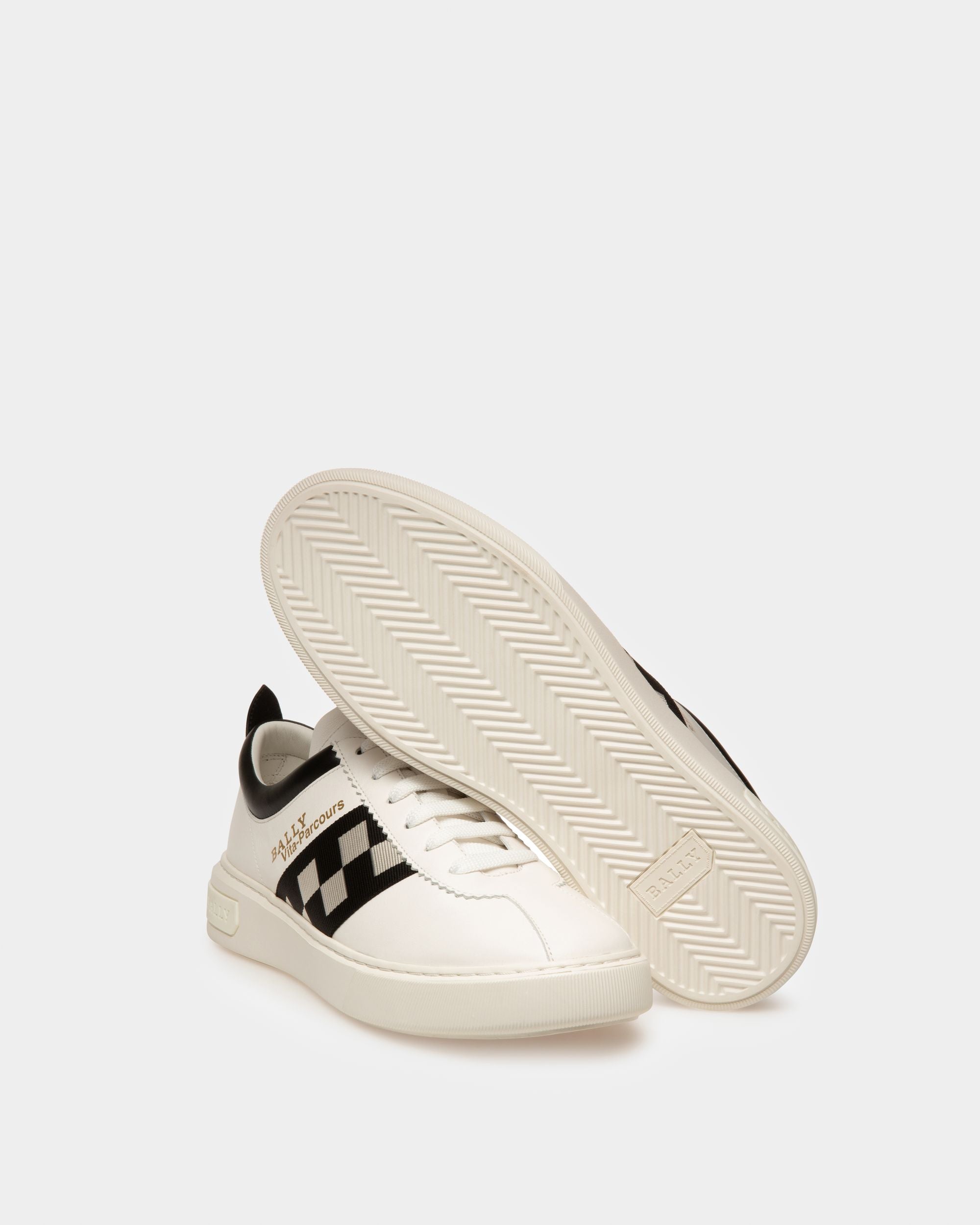Bally Lift Sneaker In White Leather - Men's - Bally - 04