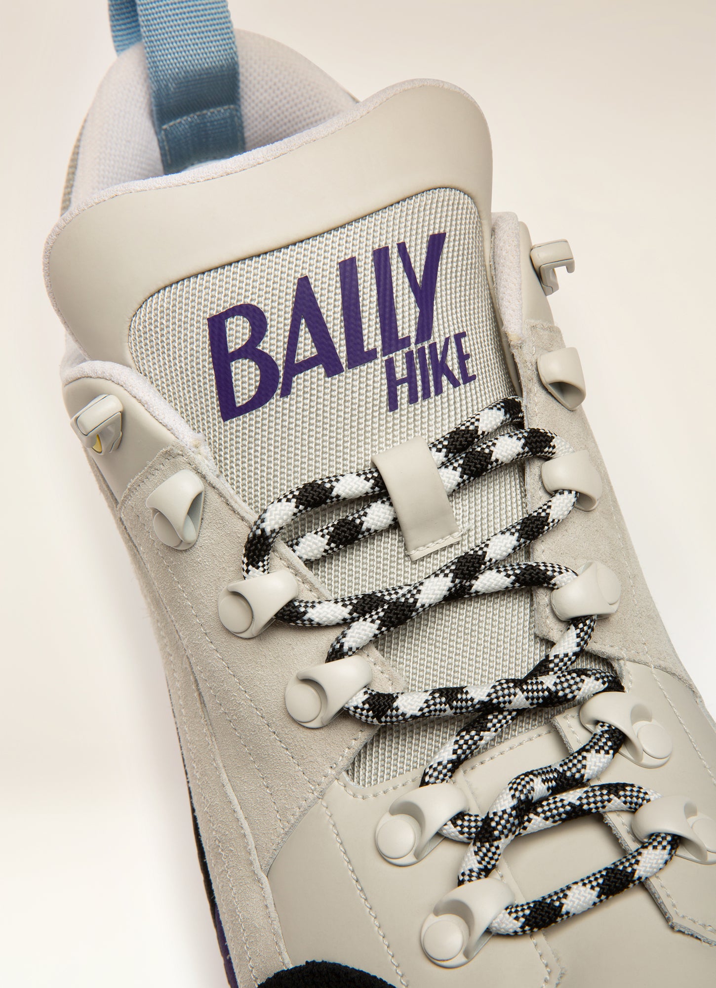Bally Hike 2 Leather Hiking Shoes In Dusty White - Men's - Bally - 02