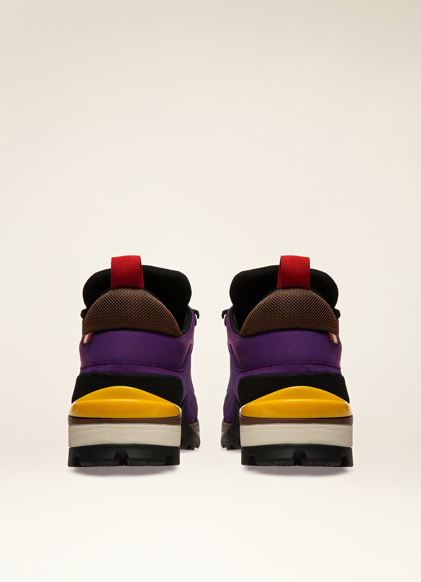 Bally Hike 2 Suede Hiking Shoes In Purple - Men's - Bally - 03