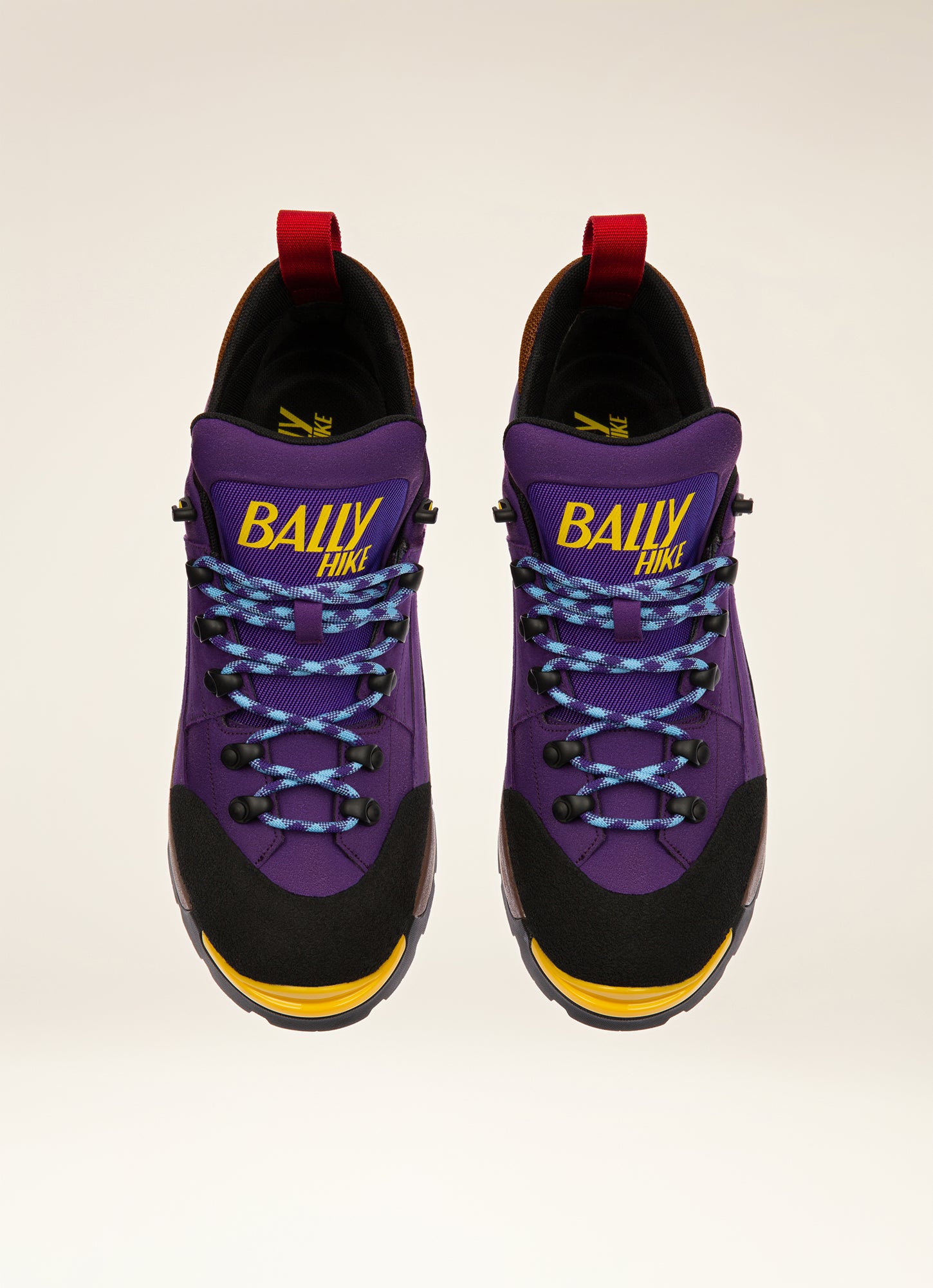 Bally Hike 2 Suede Hiking Shoes In Purple - Men's - Bally - 04