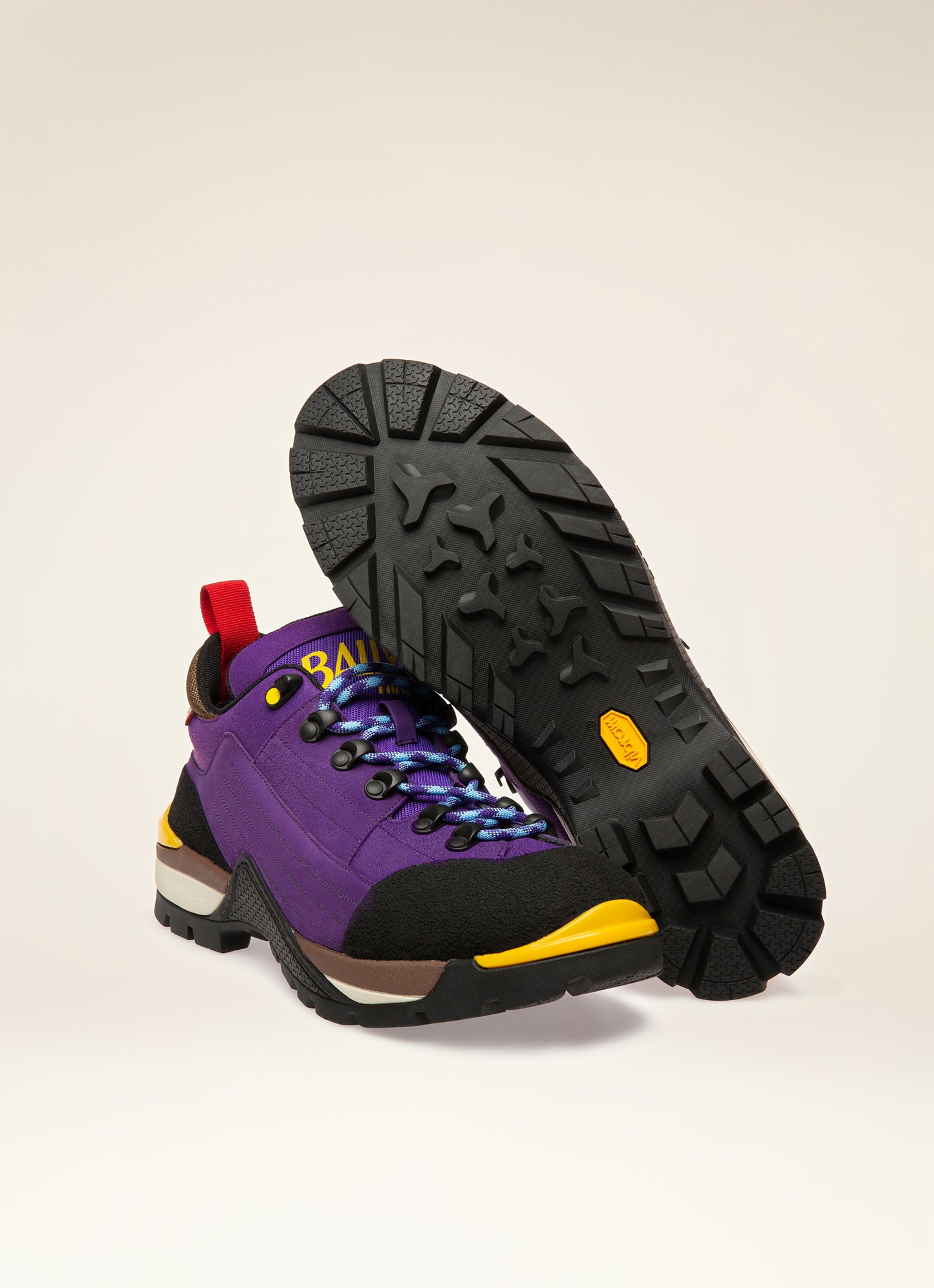 Bally Hike 2 Suede Hiking Shoes In Purple - Men's - Bally - 05