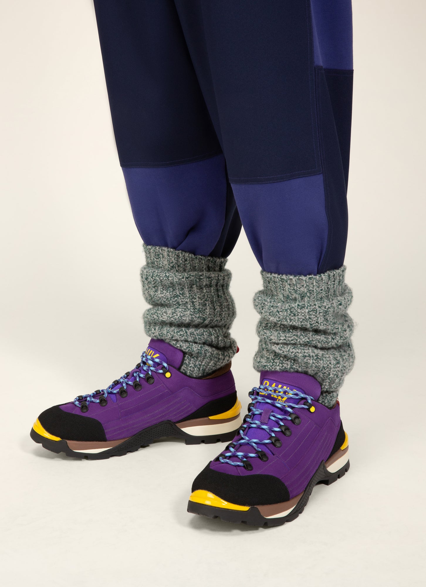 Bally Hike 2 Suede Hiking Shoes In Purple - Men's - Bally - 06