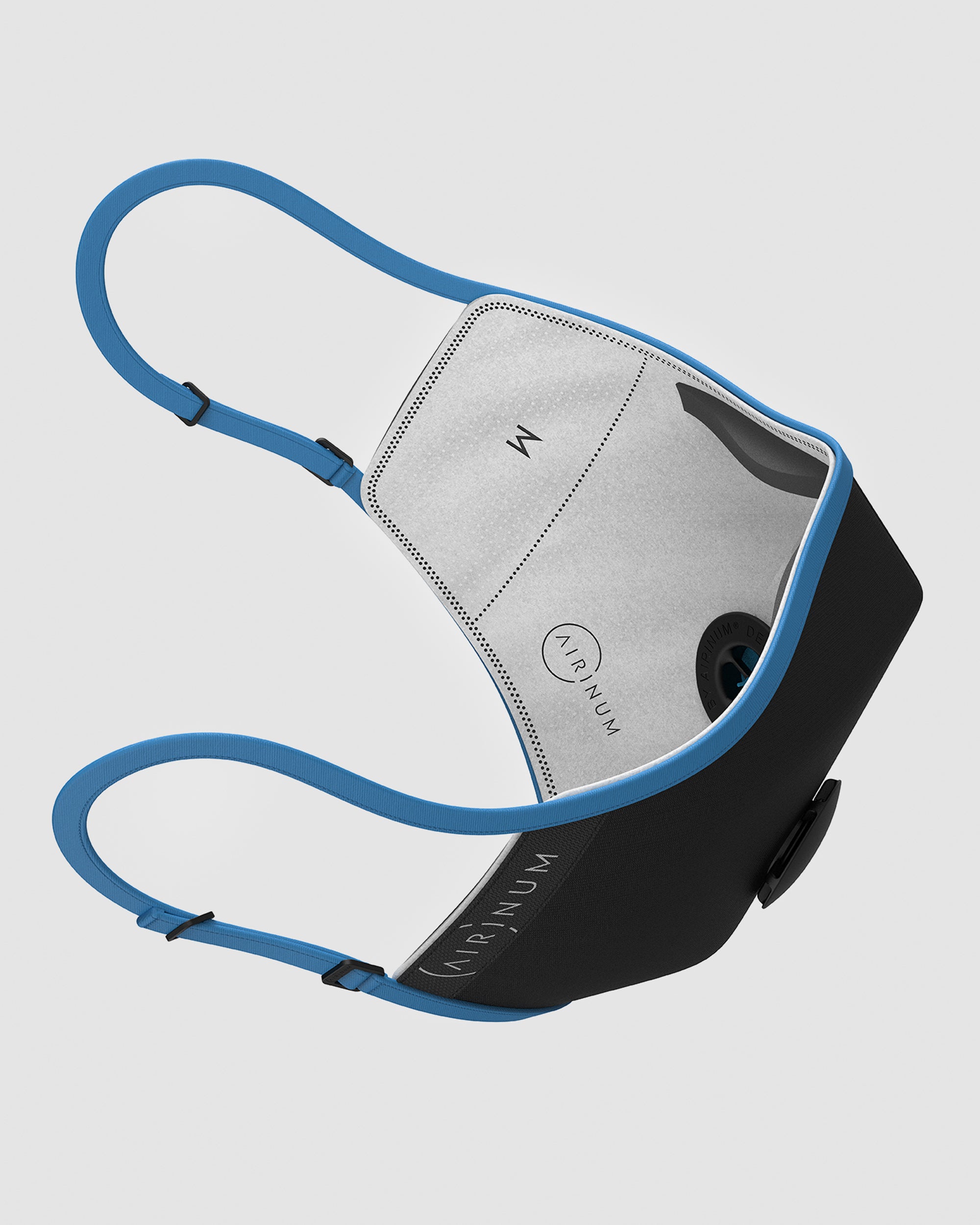 Fashion Air Mask In Black & Blue - Men's - Bally - 04
