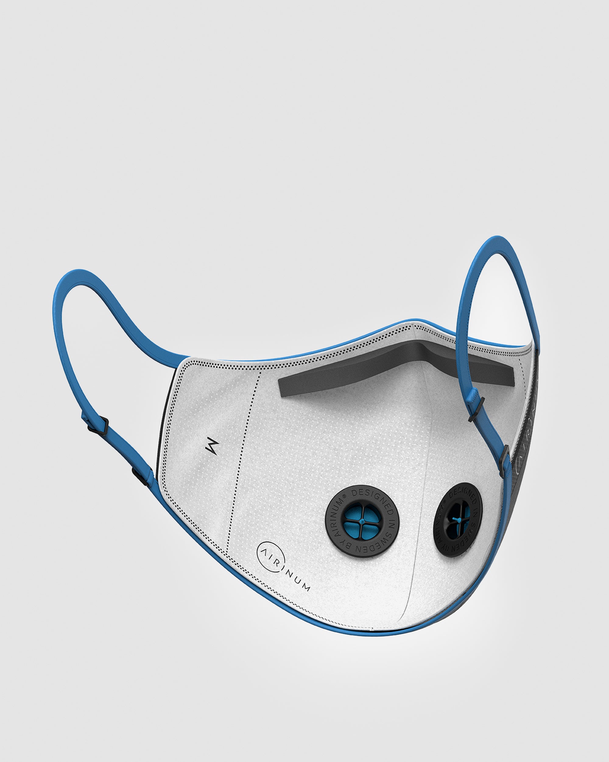 Fashion Air Mask In Black & Blue - Men's - Bally - 06
