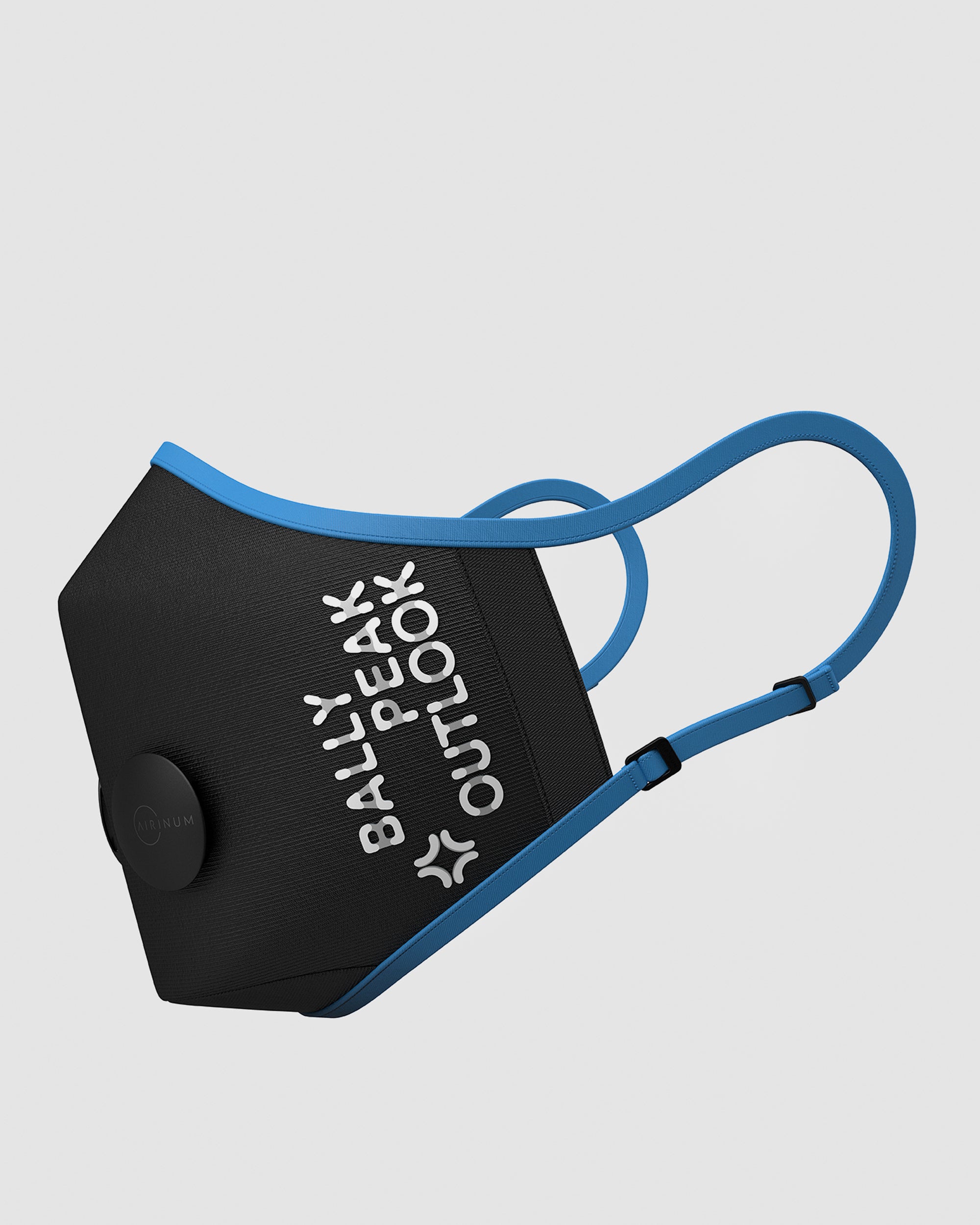 Fashion Air Mask In Black & Blue - Men's - Bally - 08