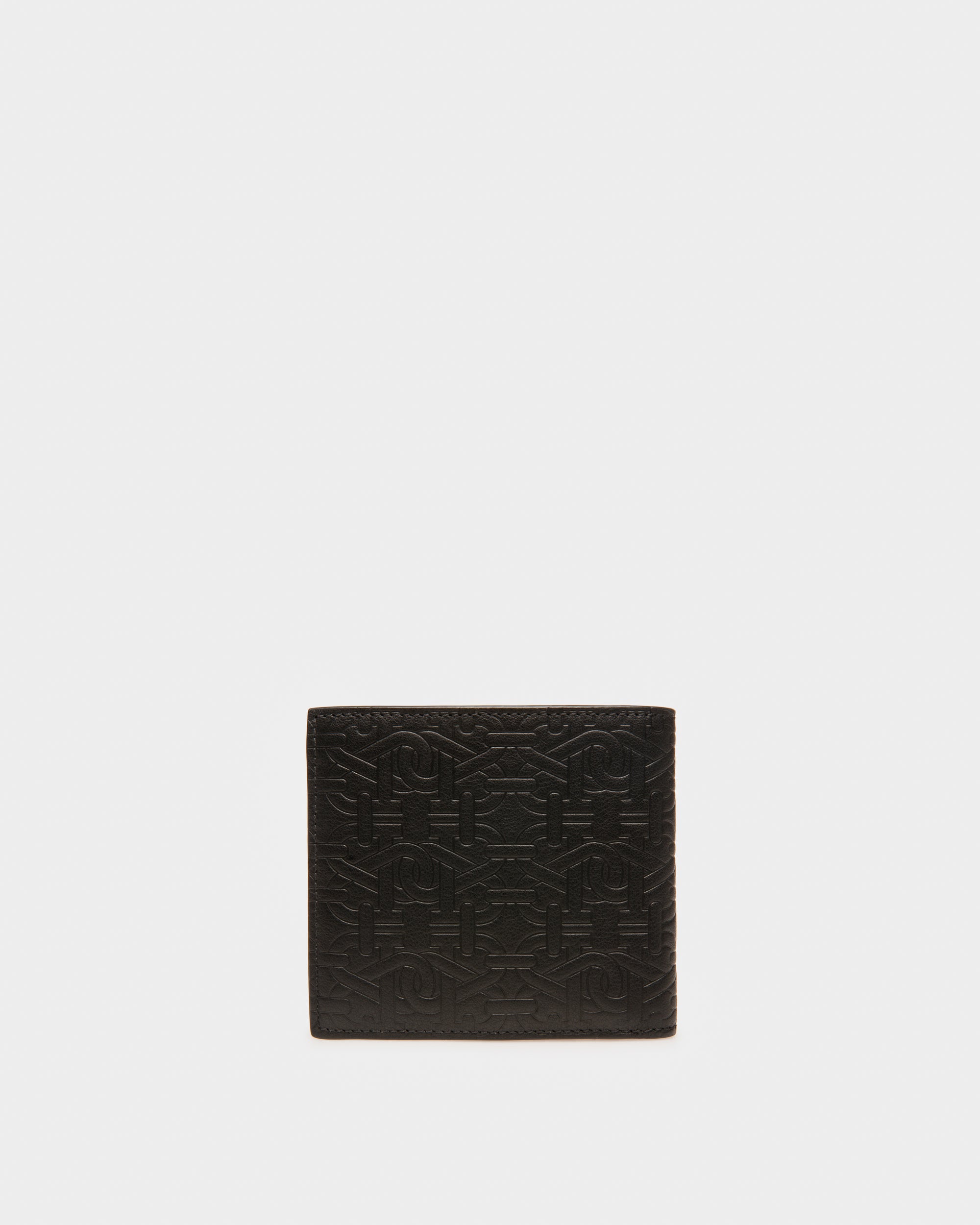Brasai Leather Wallet In Black - Men's - Bally - 02