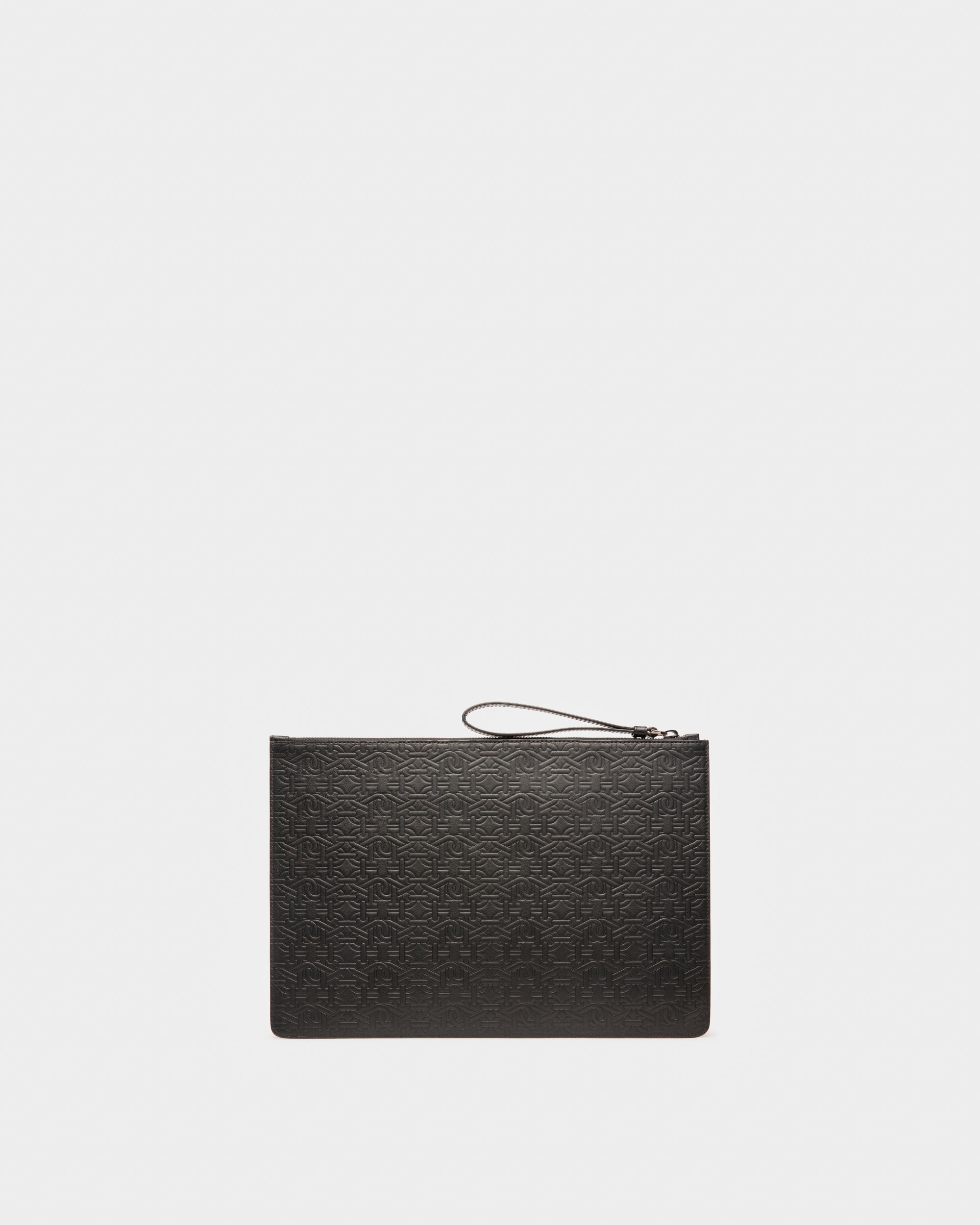 Bollis Leather Pouch In Black - Men's - Bally - 02