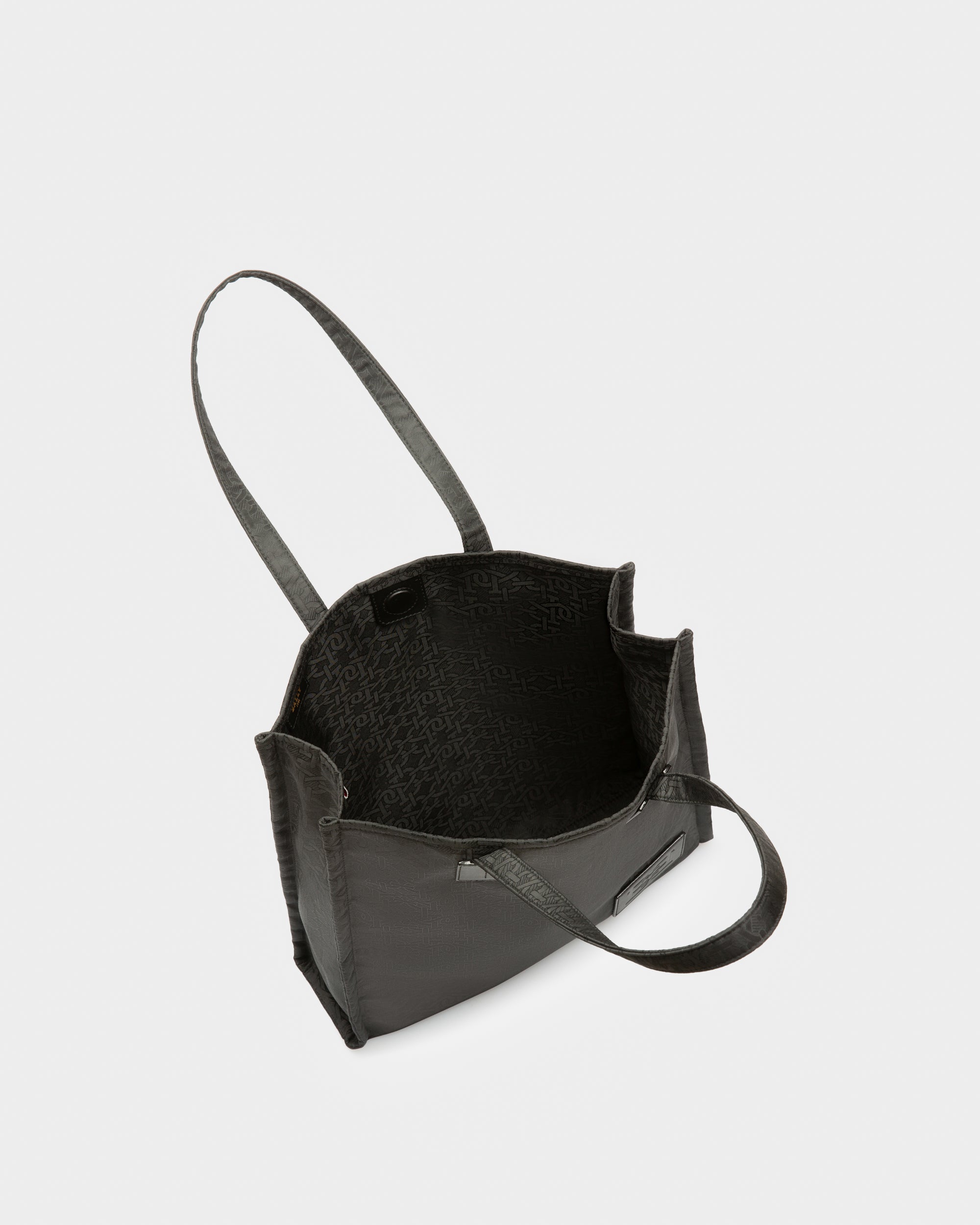 Crystalia Recycled Polyester Tote In Black - Women's - Bally - 03