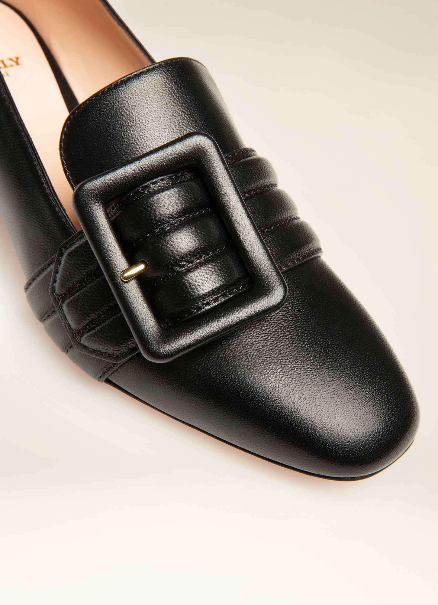 Janelle Leather Loafers In Black - Women's - Bally - 02