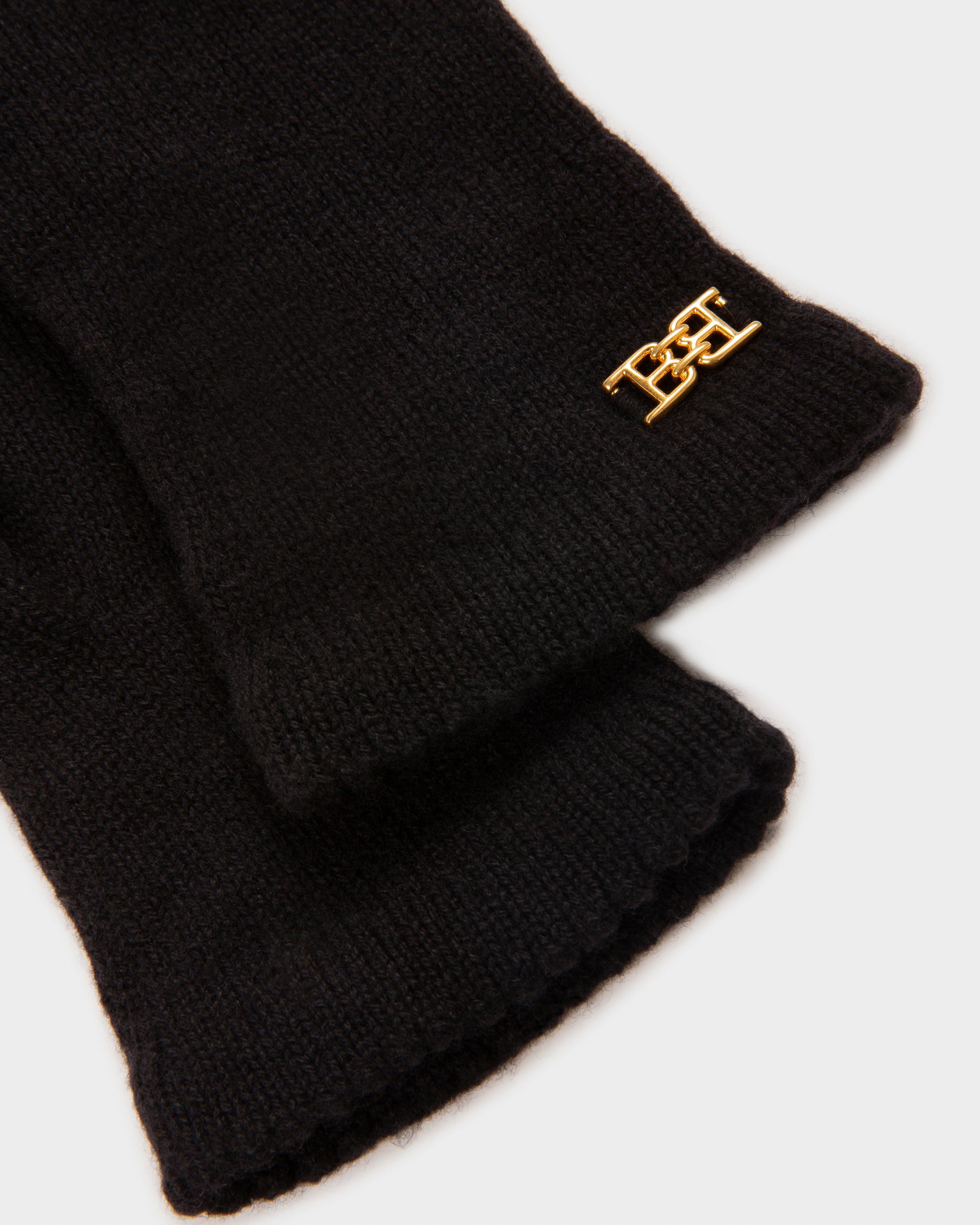 Cashmere Accessory Set In Black - Women's - Bally - 06