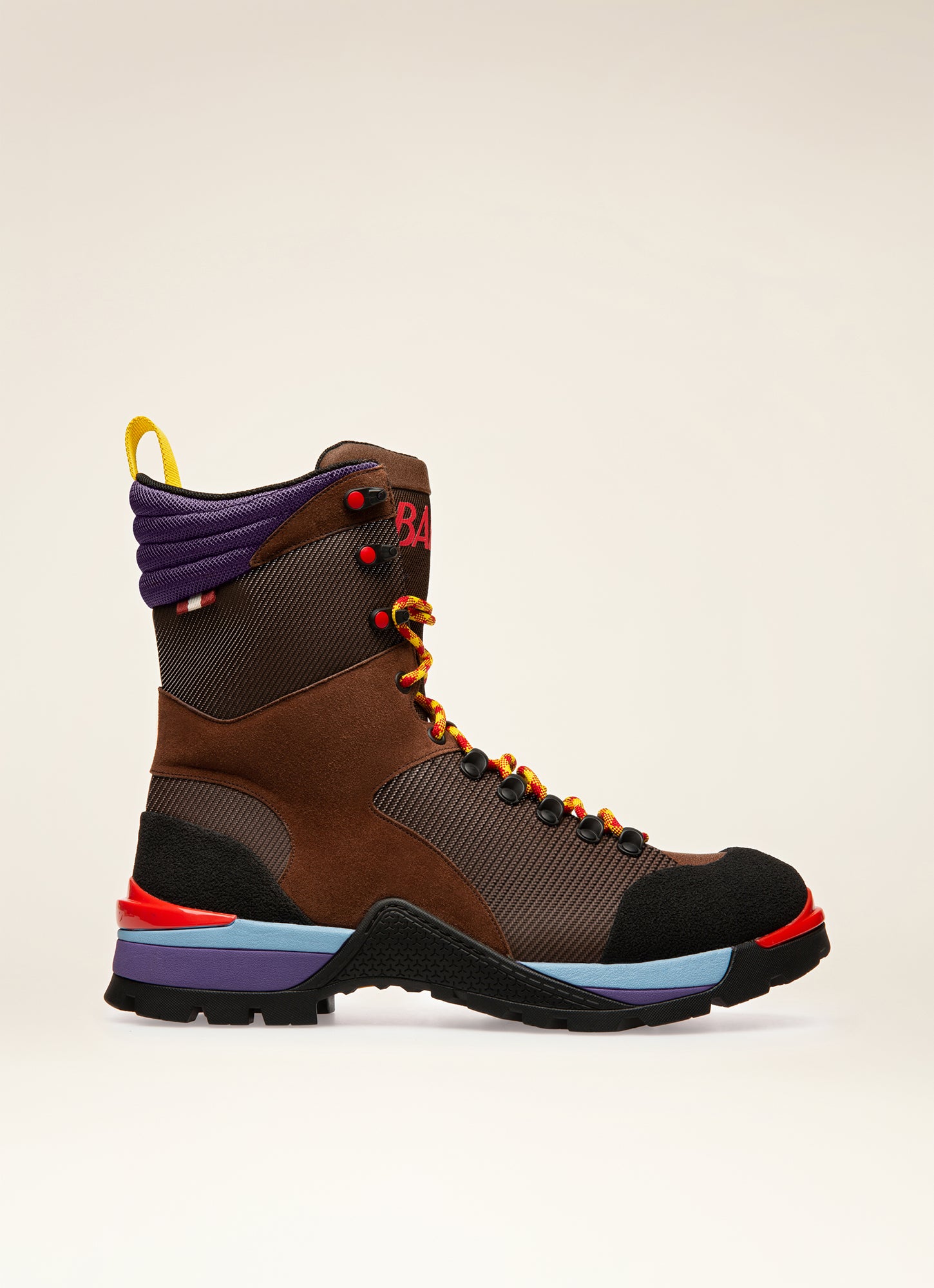 Bally Hike 1 Fabric Hiking Boots In Brown - Men's - Bally - 01