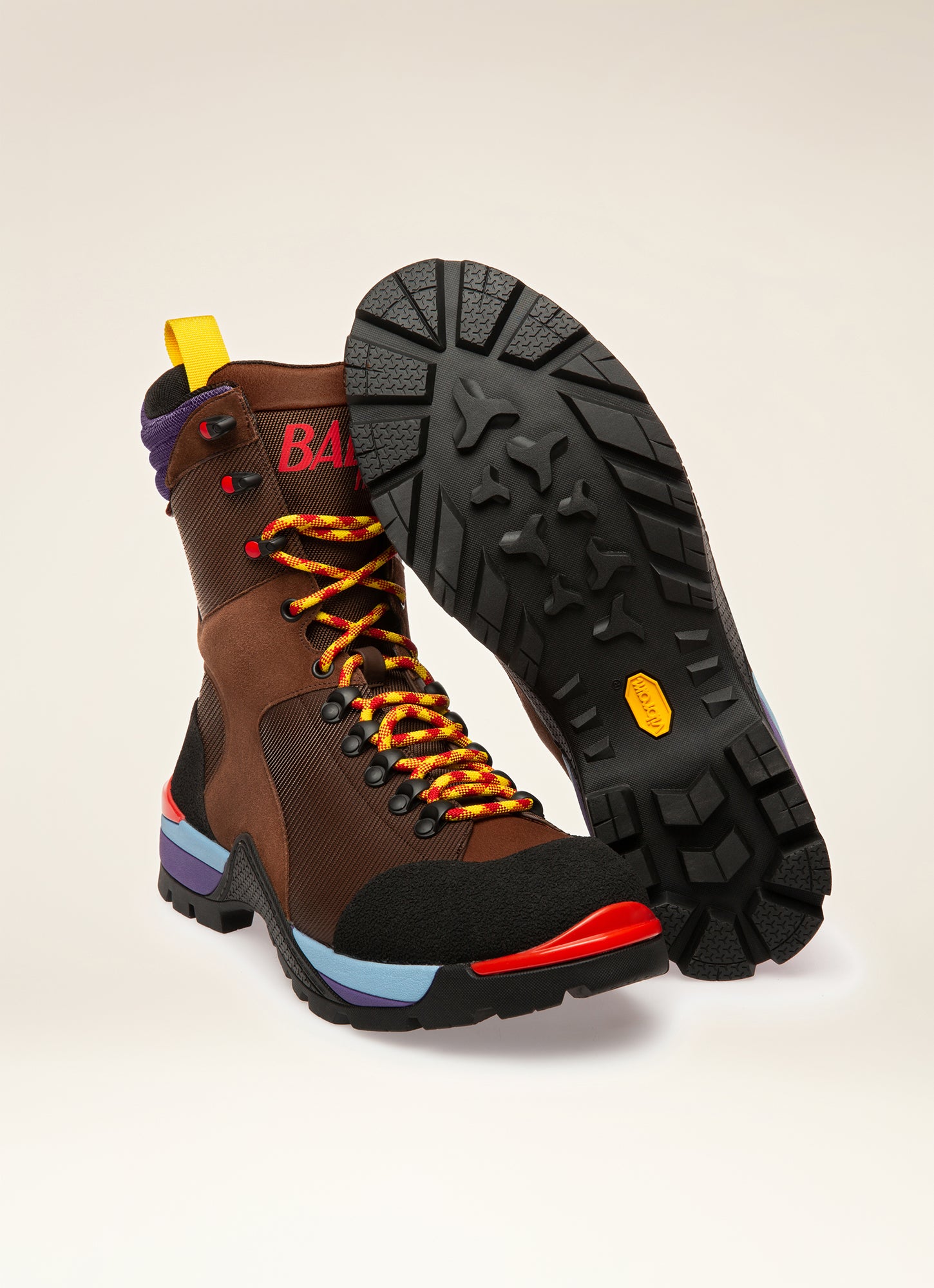Bally Hike 1 Fabric Hiking Boots In Brown - Men's - Bally - 06