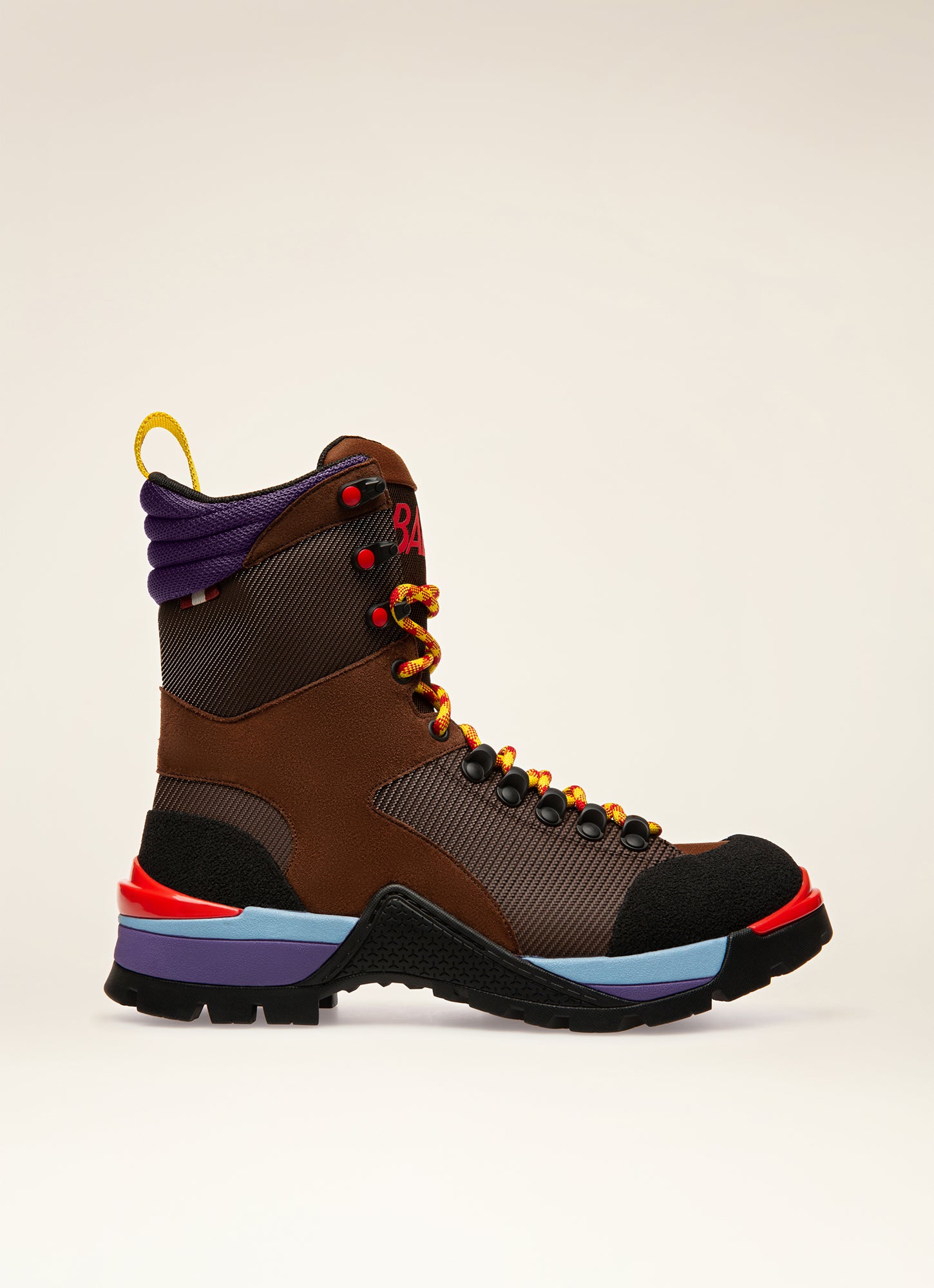 Bally Hike 1 Fabric Hiking Boots In Brown - Women's - Bally - 01