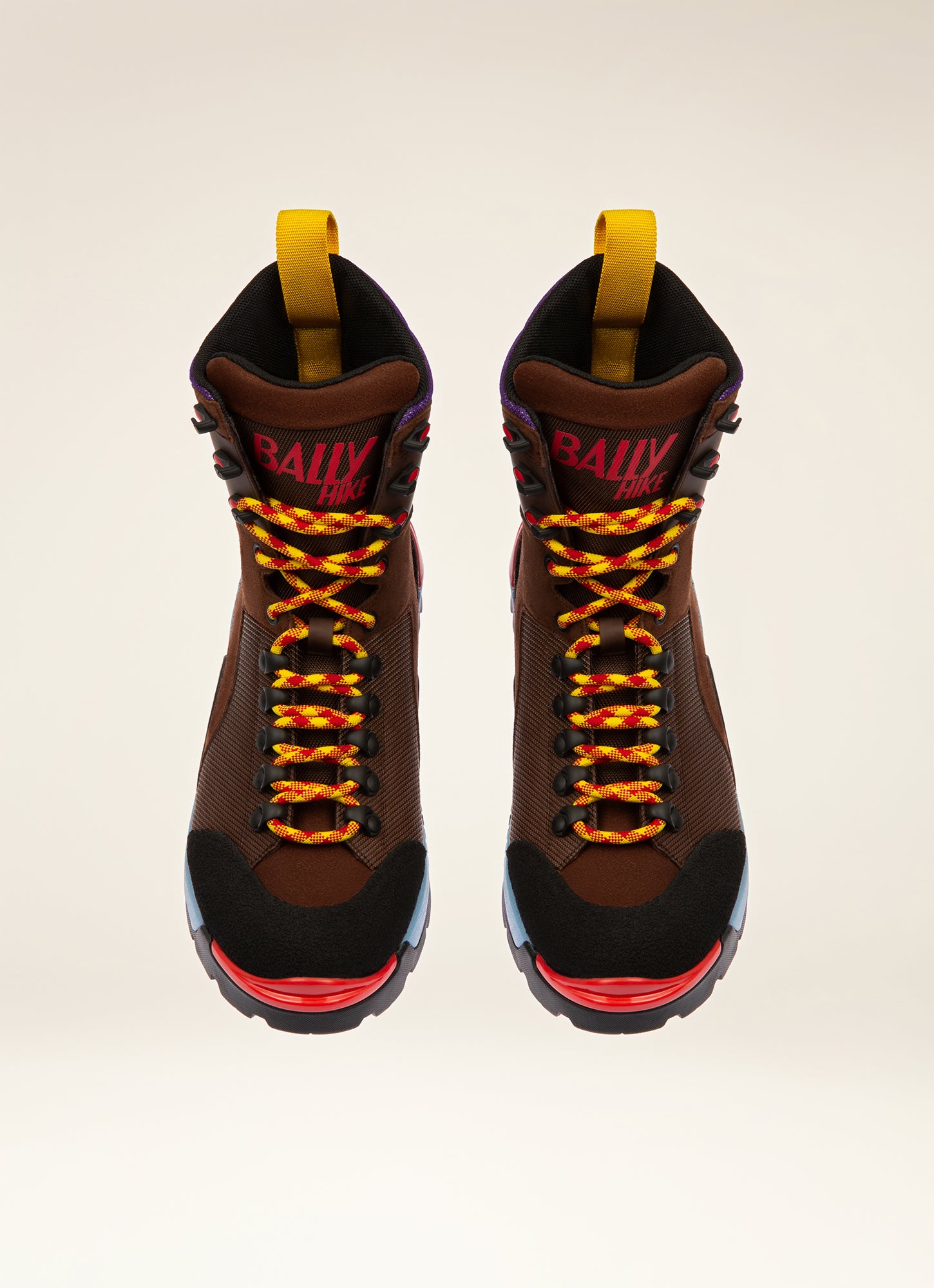 Bally Hike 1 Fabric Hiking Boots In Brown - Women's - Bally - 04