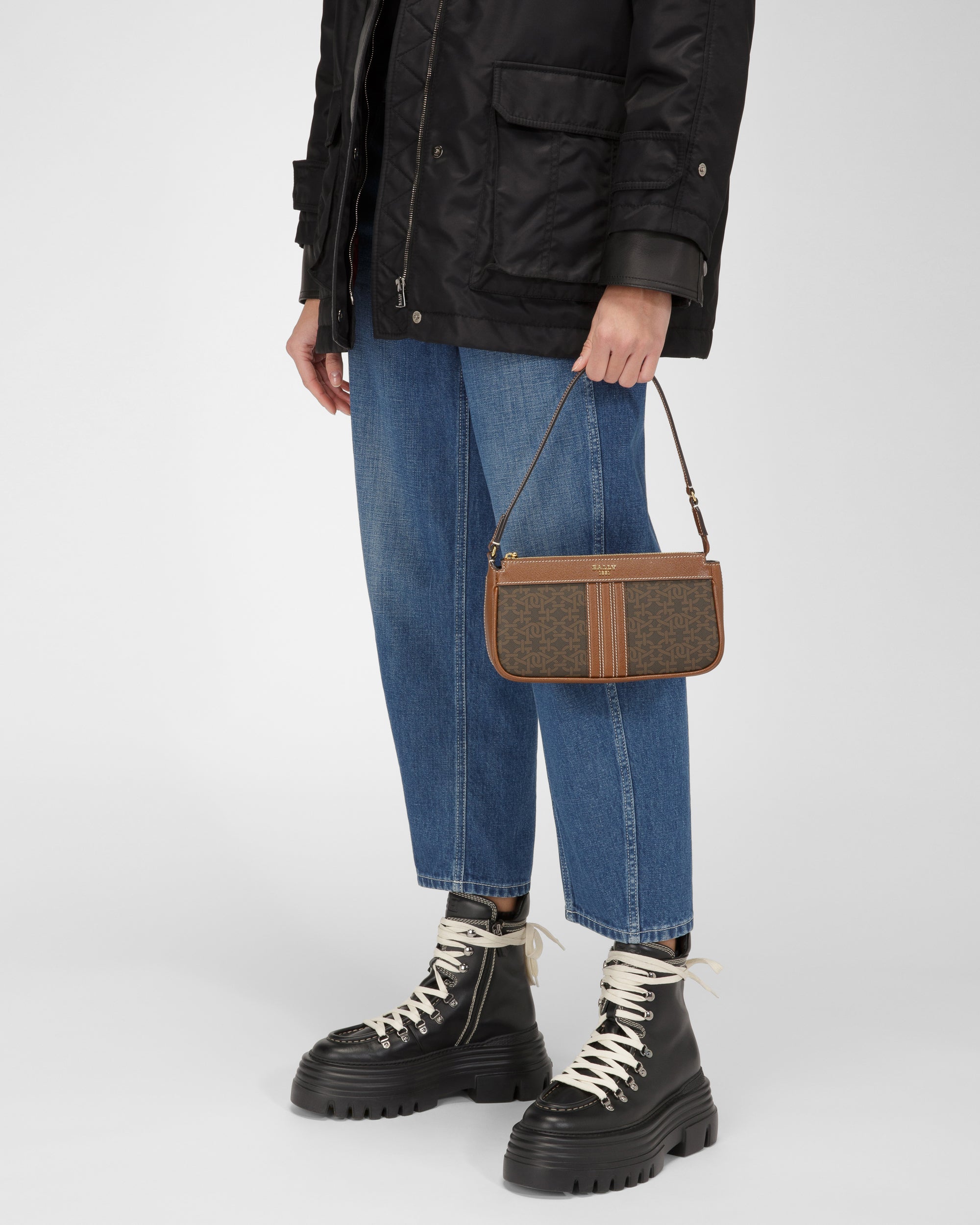 Semy Tpu Minibag In Brown - Women's - Bally - 01