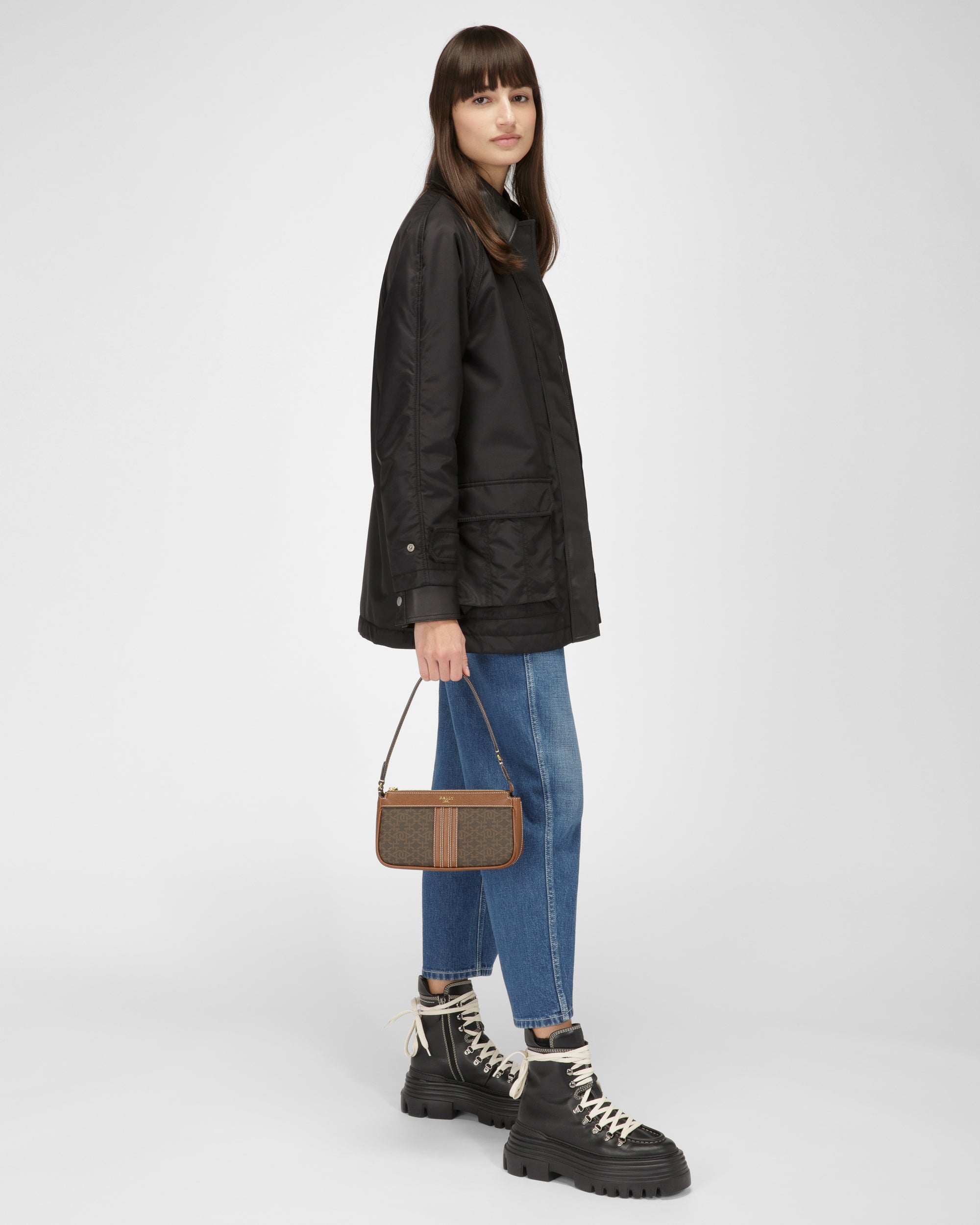 Semy Tpu Minibag In Brown - Women's - Bally - 02