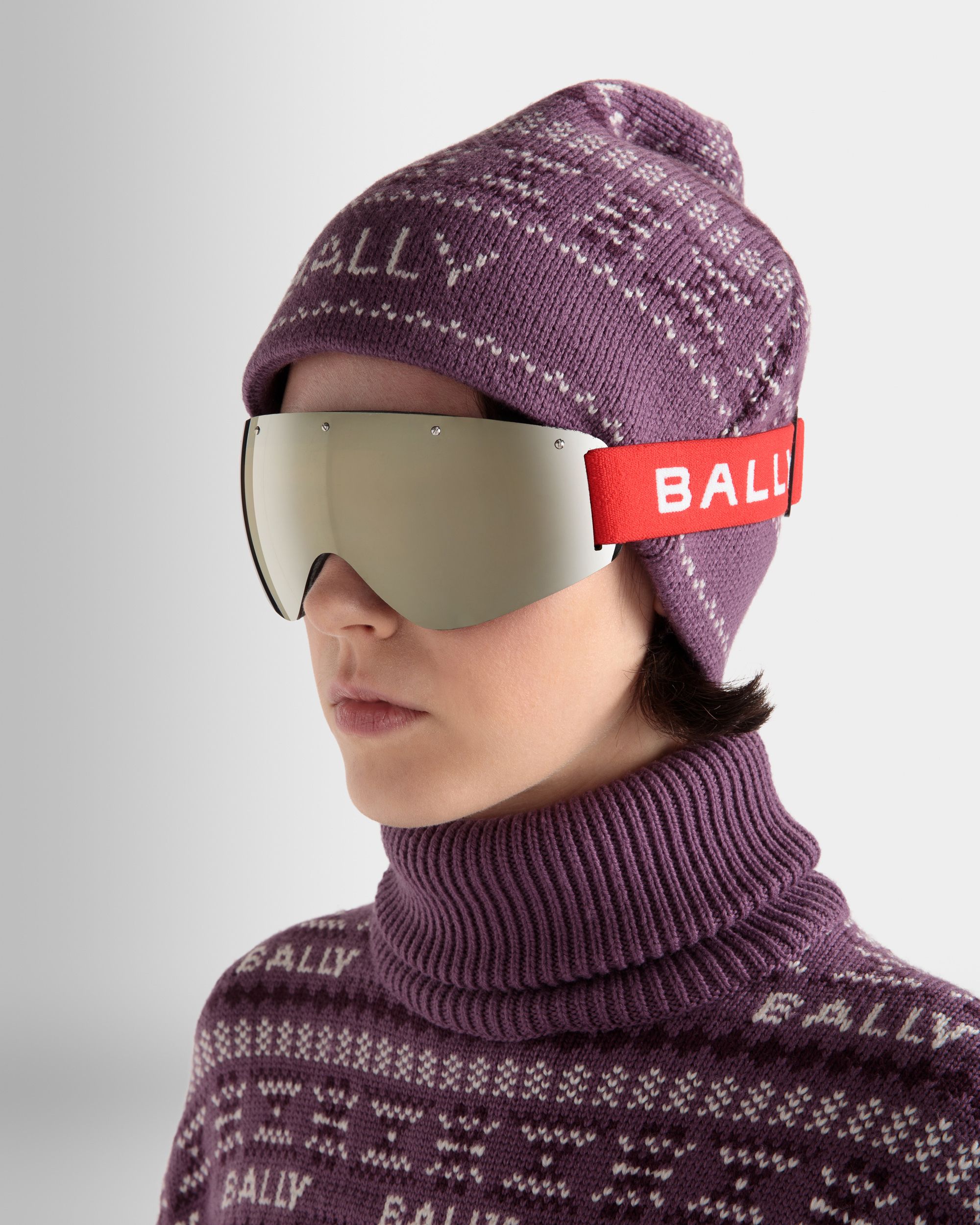 Mountain Snow Goggles In Mirrored Yellow - Other - Bally - 05