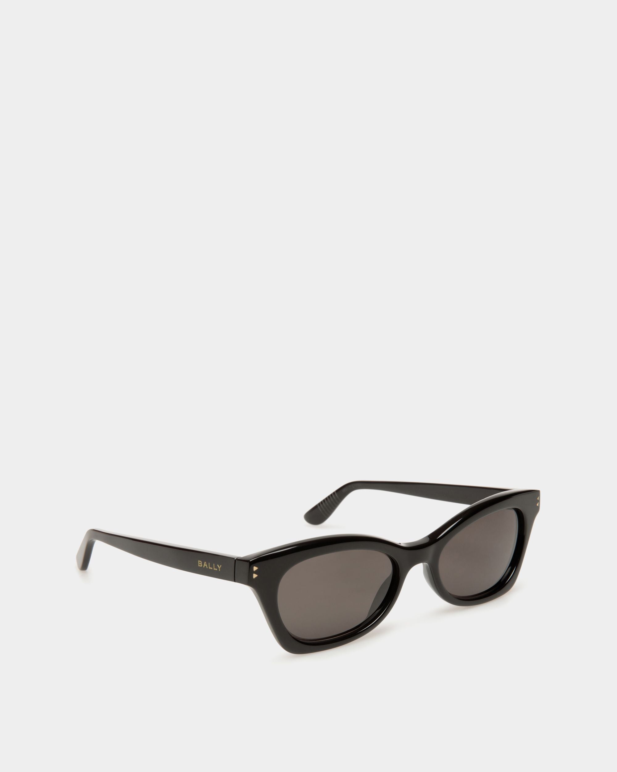 Sue Sunglasses In Black Acetate - Women's - Bally - 03