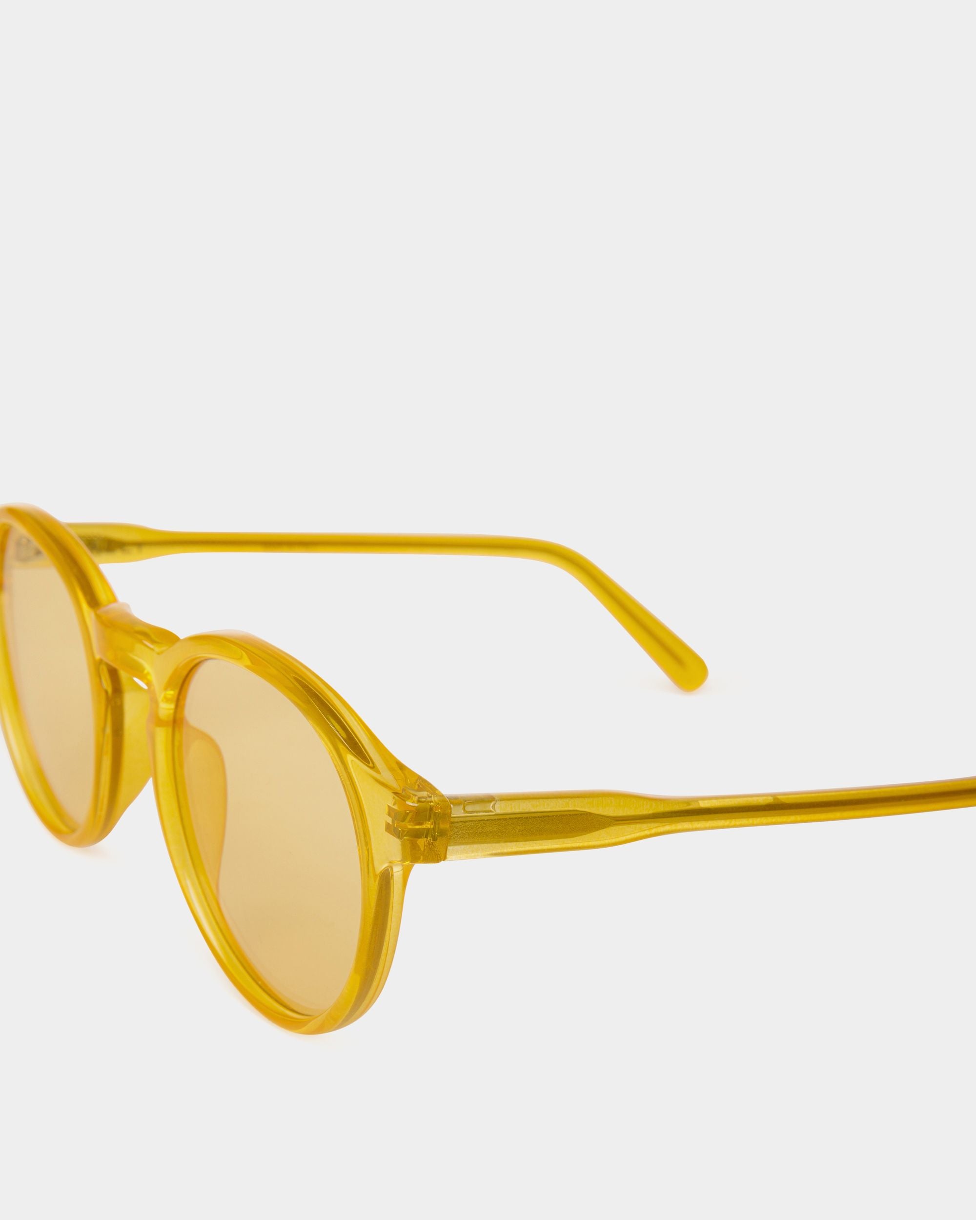 Round Sunglasses in Honey - Other - Bally - 05