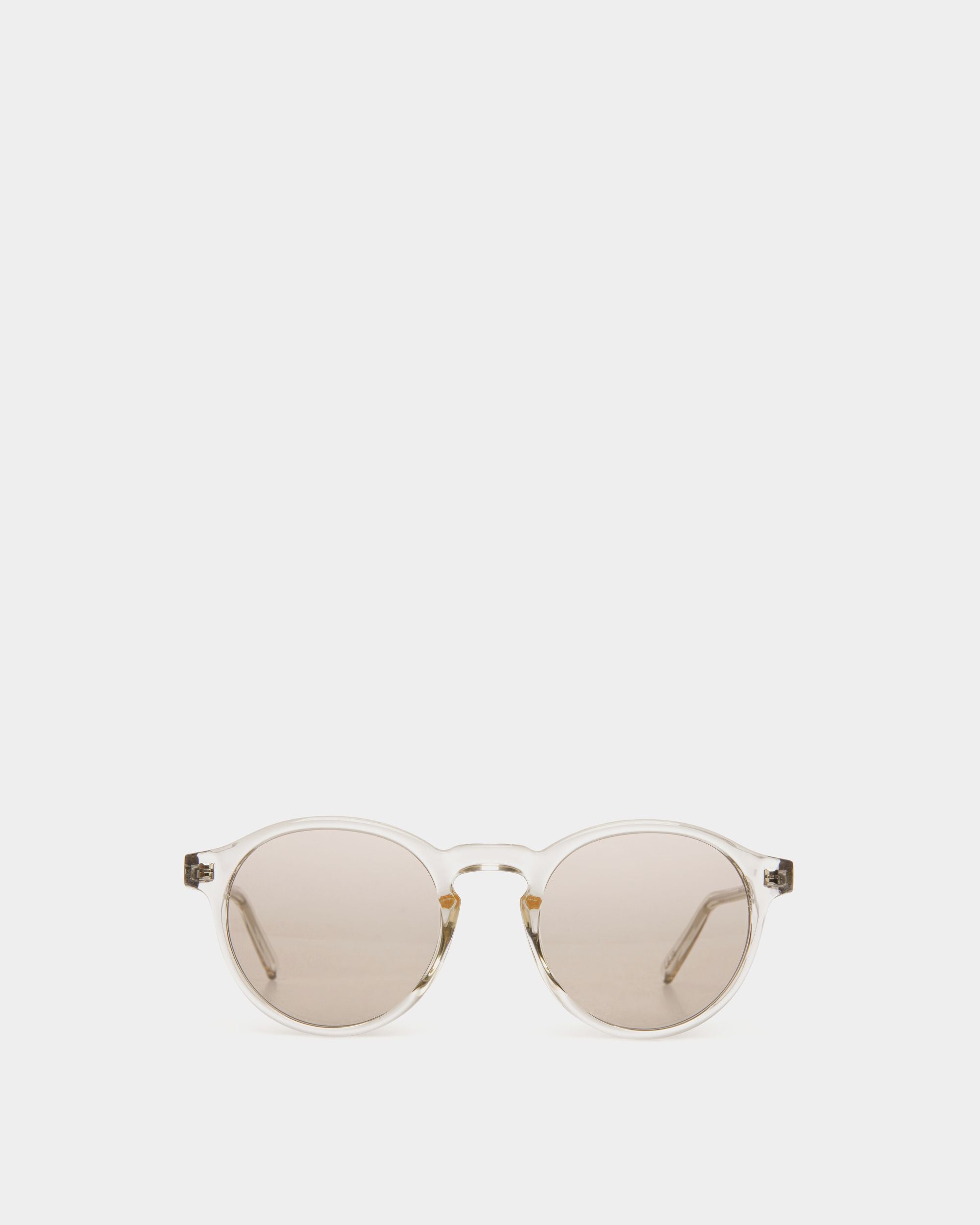Round Sunglasses in Champagne - Other - Bally - 01