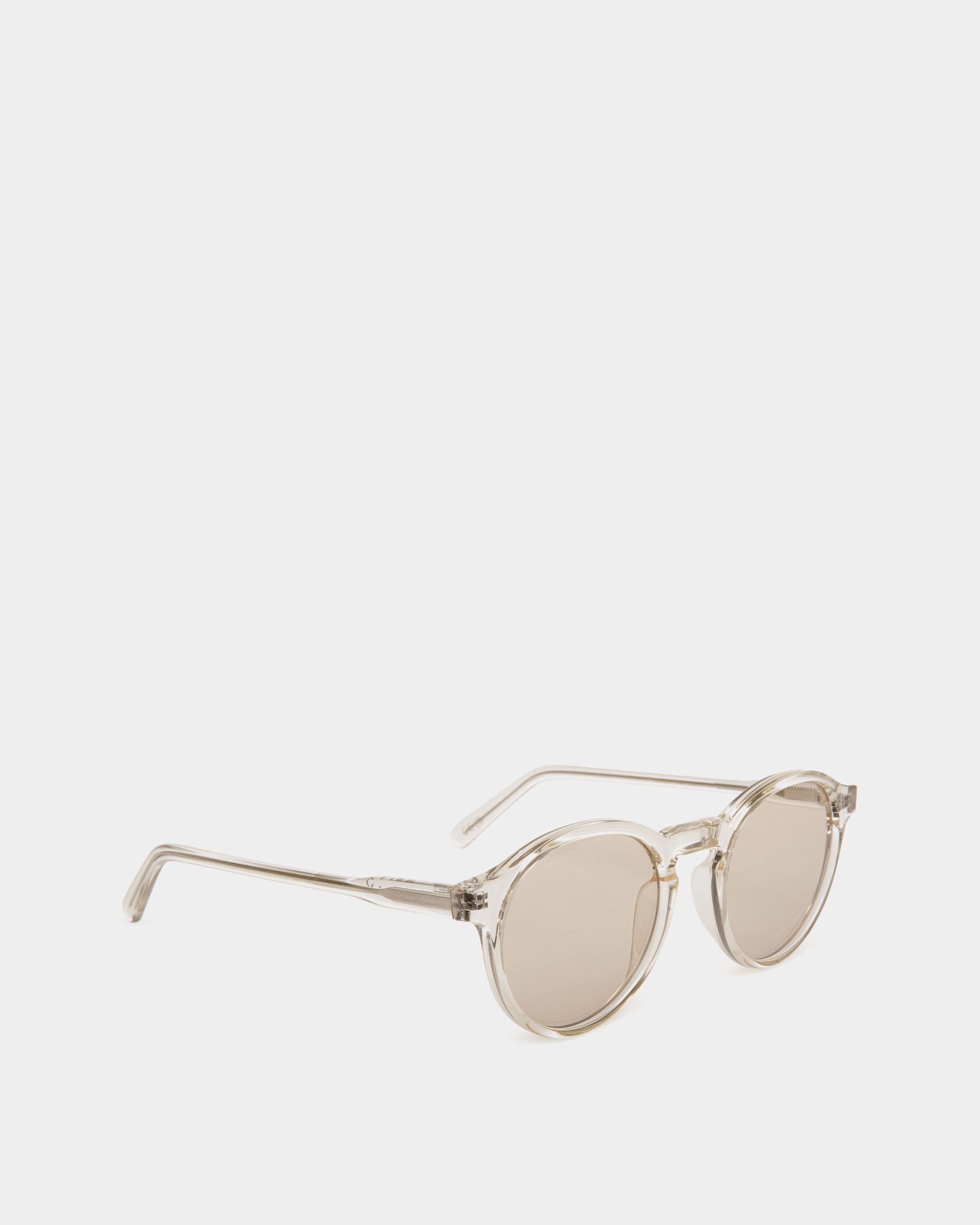 Round Sunglasses in Champagne - Other - Bally - 04