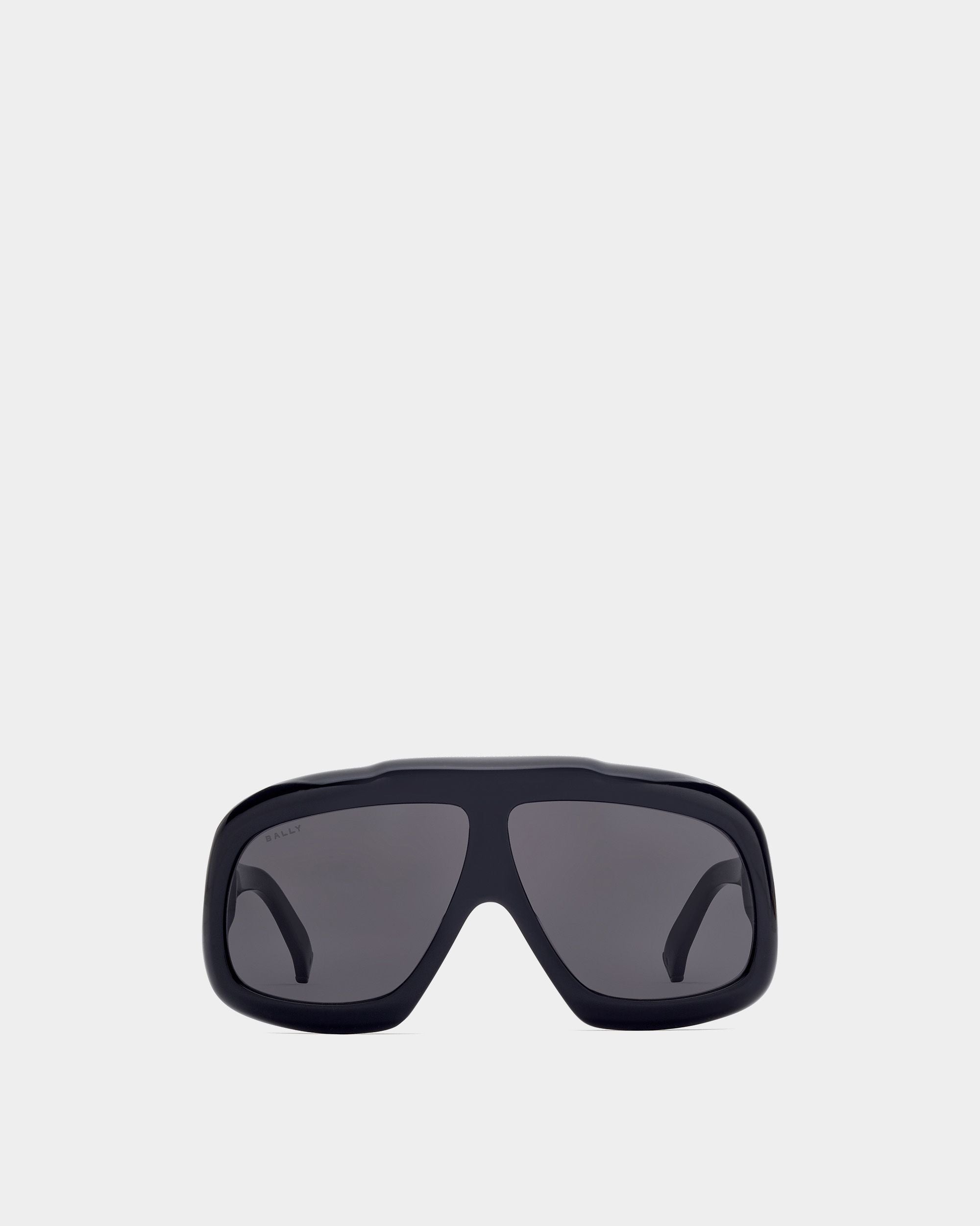 Eyger Acetate Sunglasses In Black and Smoke - Other - Bally - 01