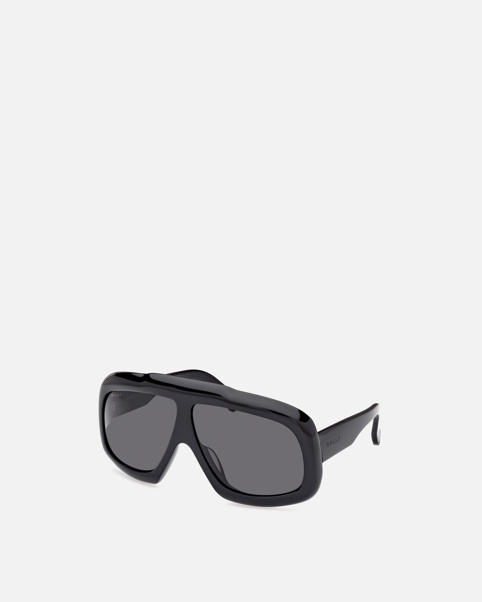 Eyger Acetate Sunglasses In Black and Smoke - Other - Bally - 03