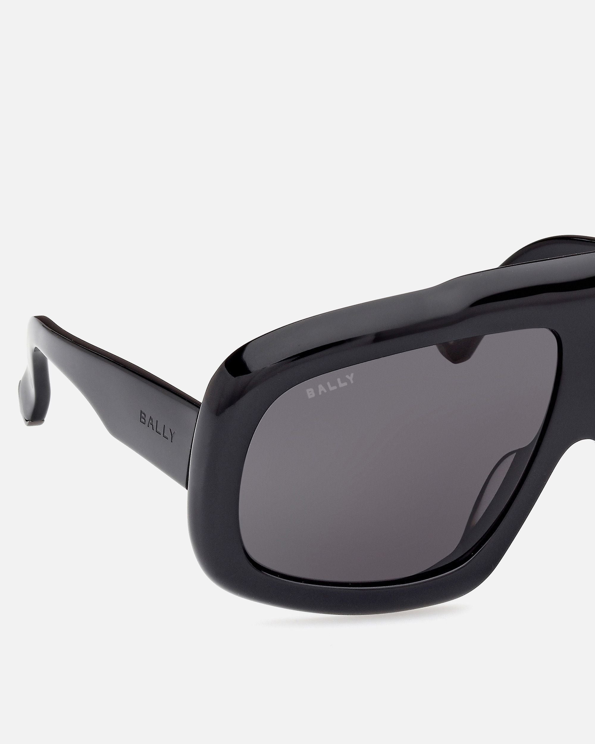 Eyger Acetate Sunglasses In Black and Smoke - Other - Bally - 04