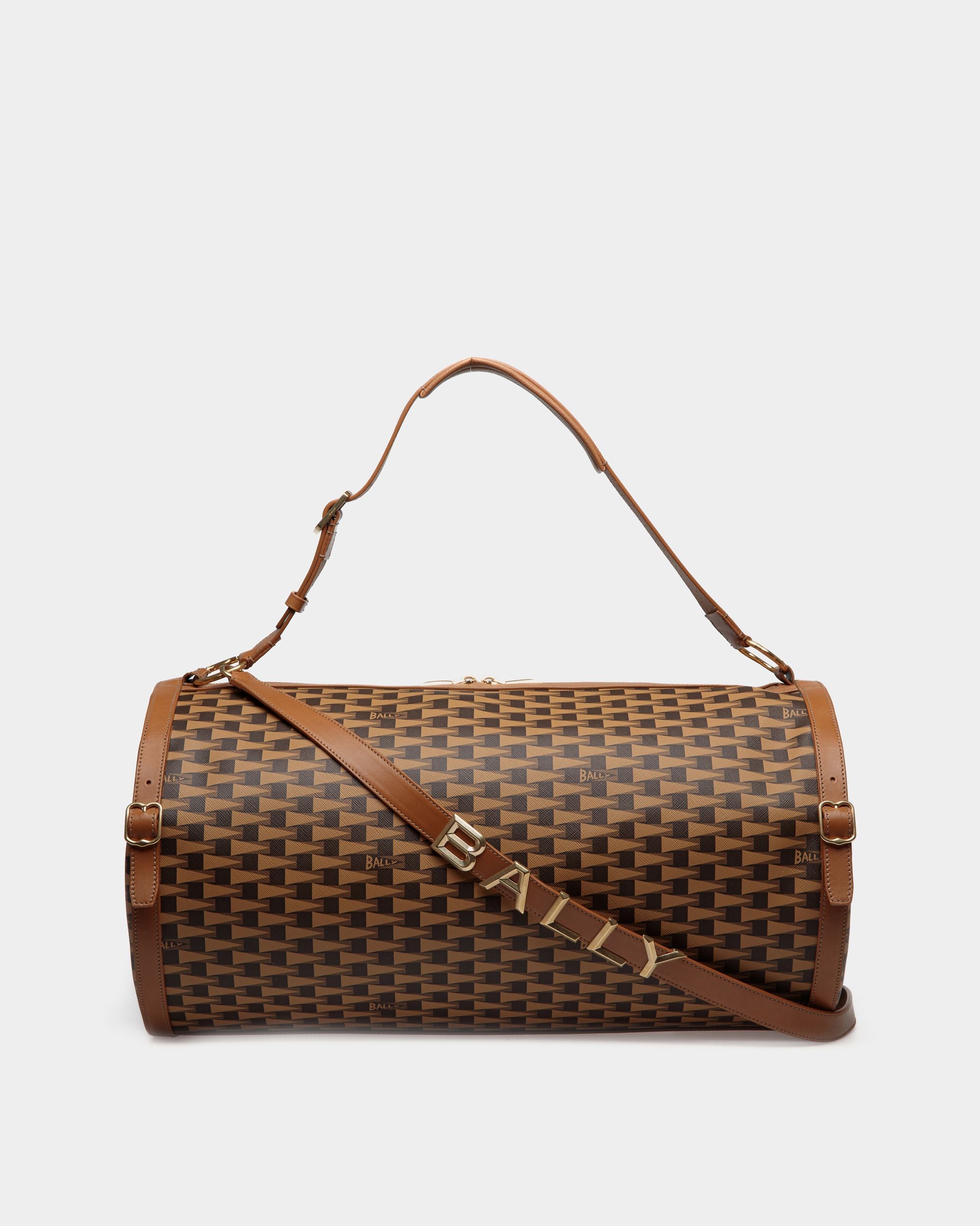 Big Gym Bag In Brown TPU - Men's - Bally - 01