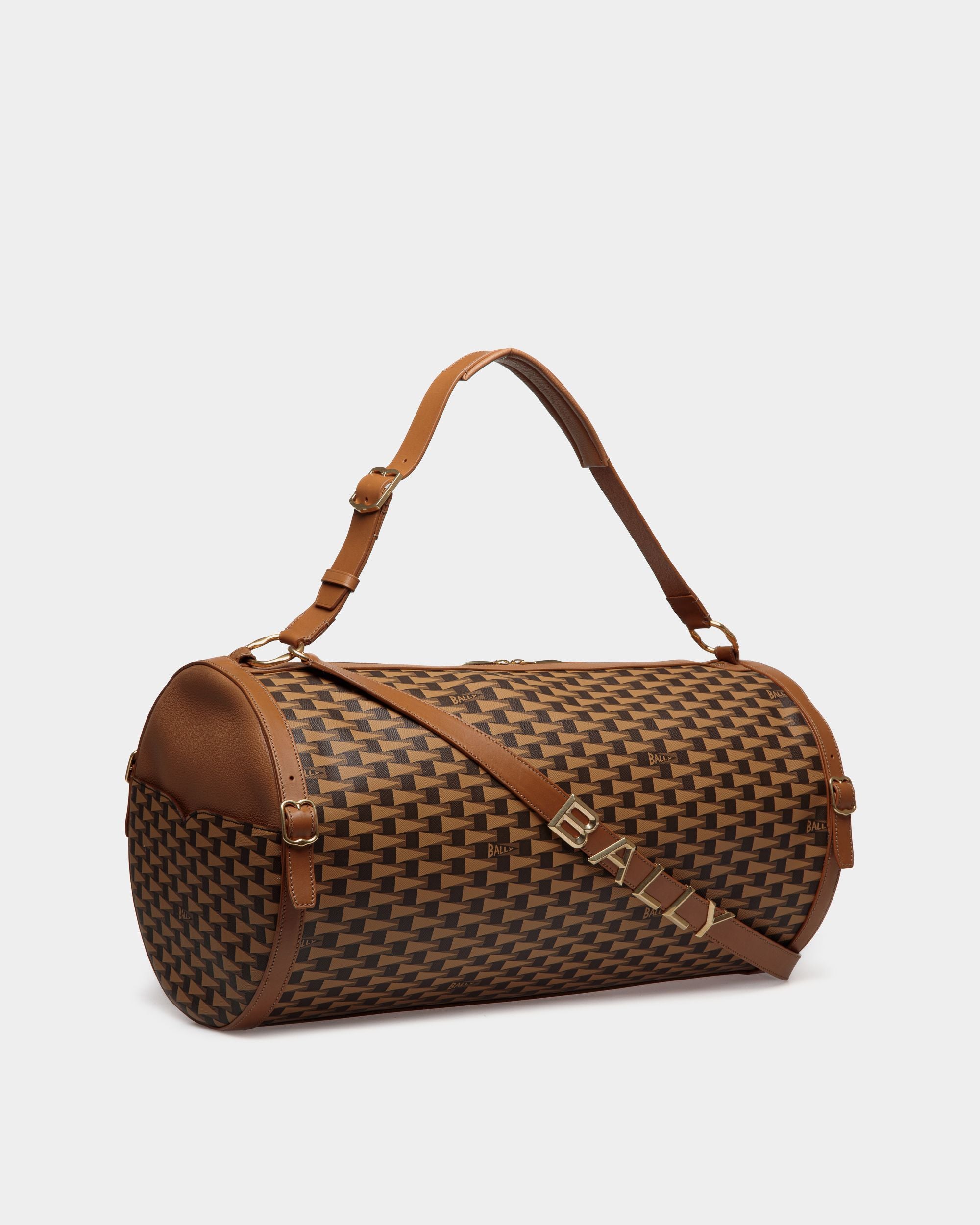 Big Gym Bag In Brown TPU - Men's - Bally - 03