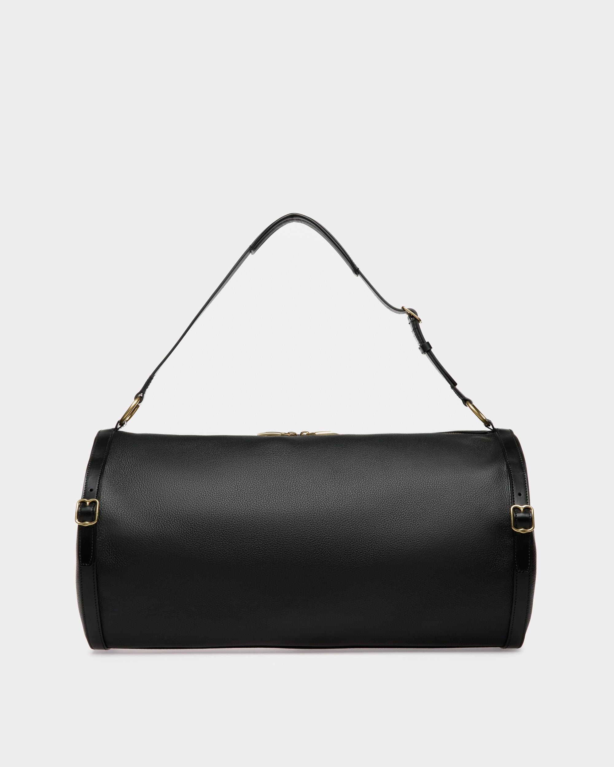 Big Gym Bag In Black Leather - Men's - Bally - 02