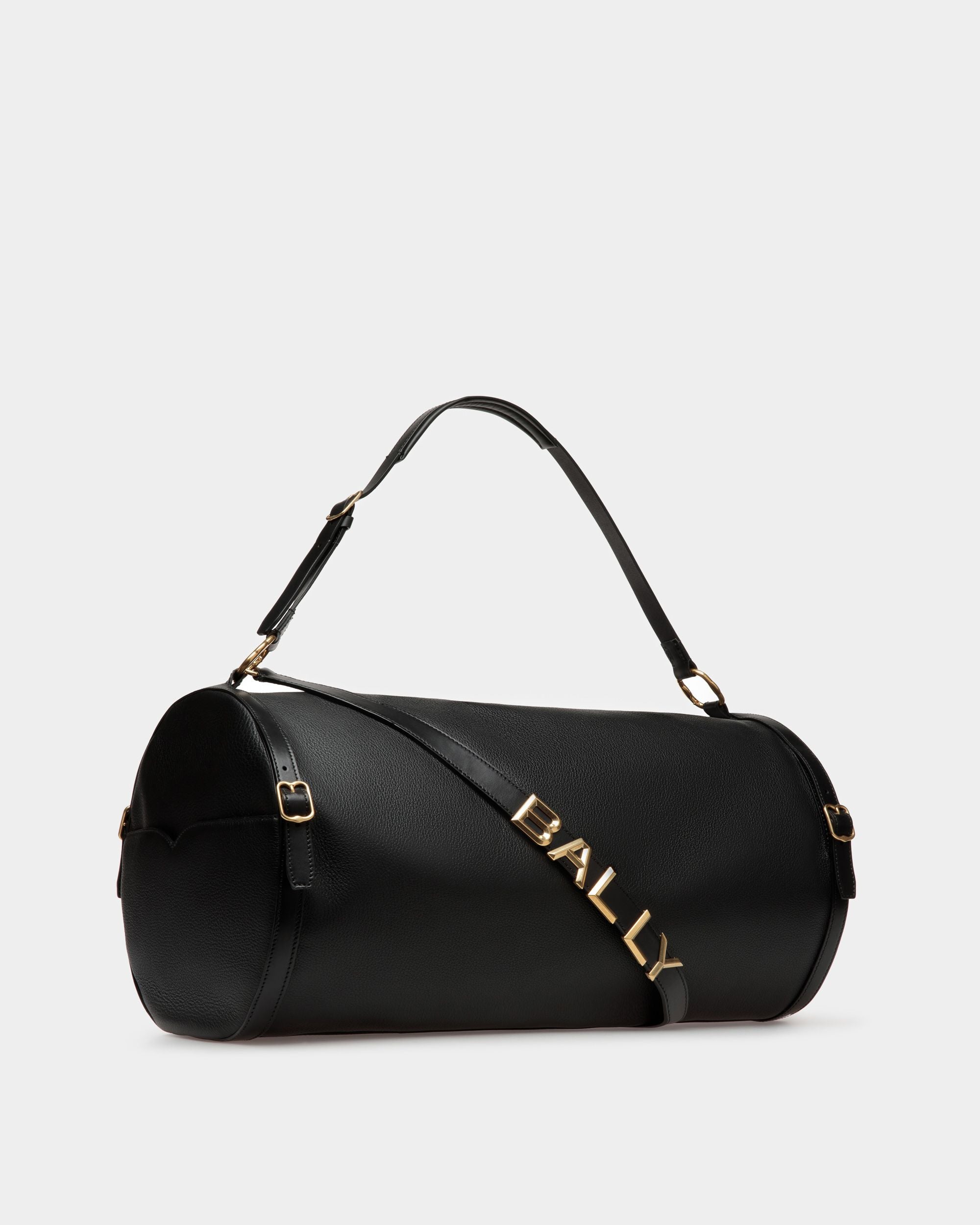 Big Gym Bag In Black Leather - Men's - Bally - 03