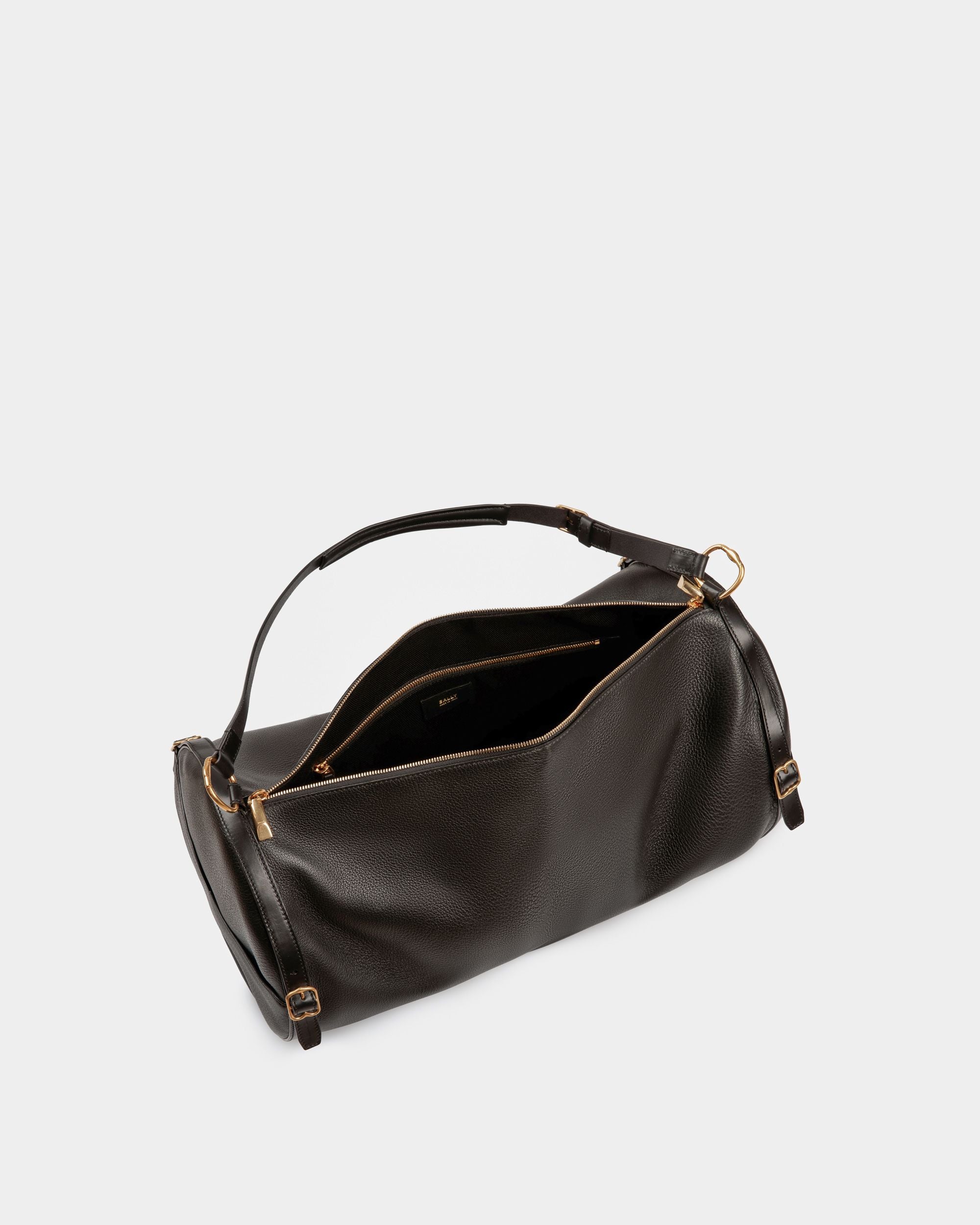 Big Gym Bag In Black Leather - Men's - Bally - 04