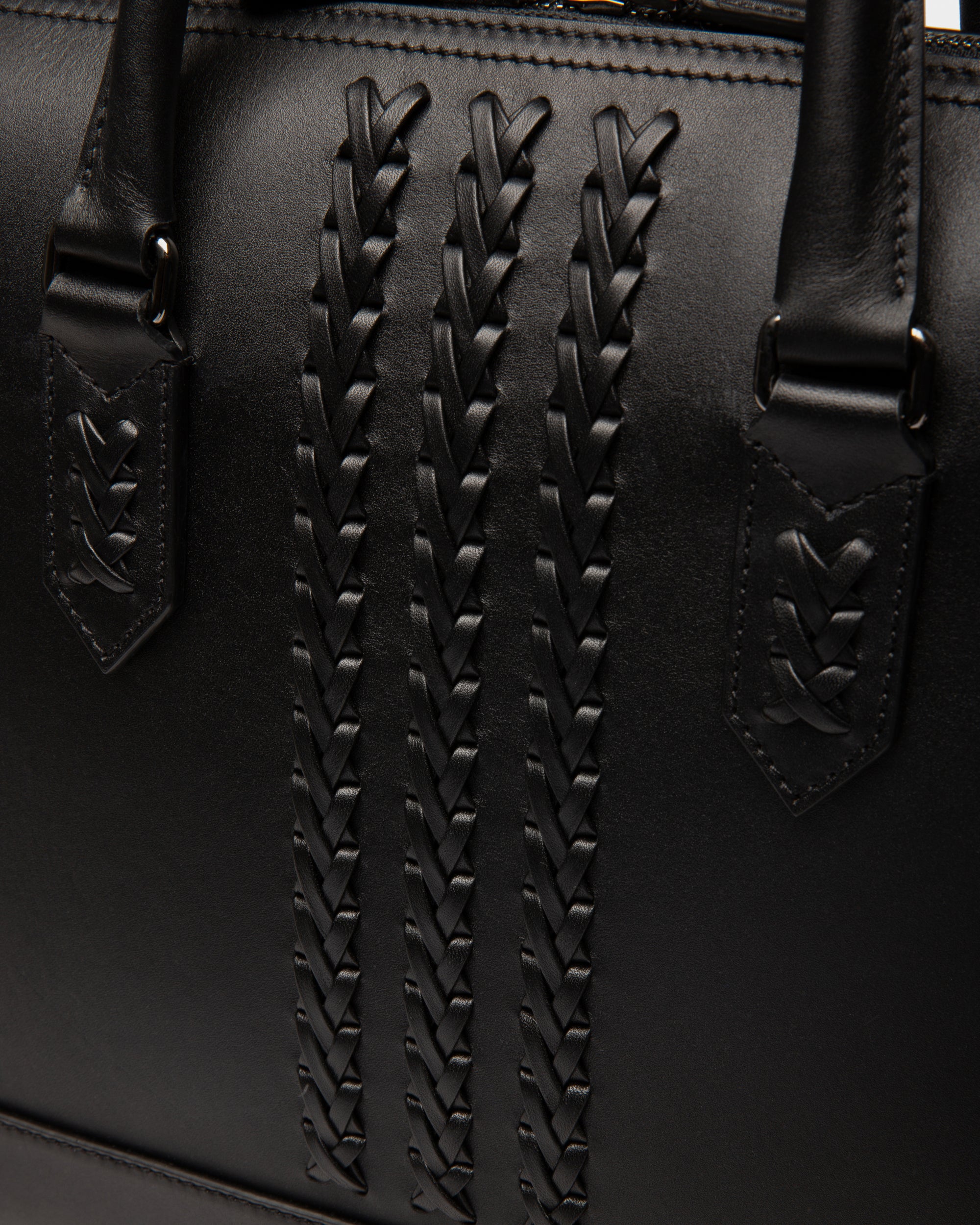Celter Leather Business Bag In Black - Men's - Bally - 05