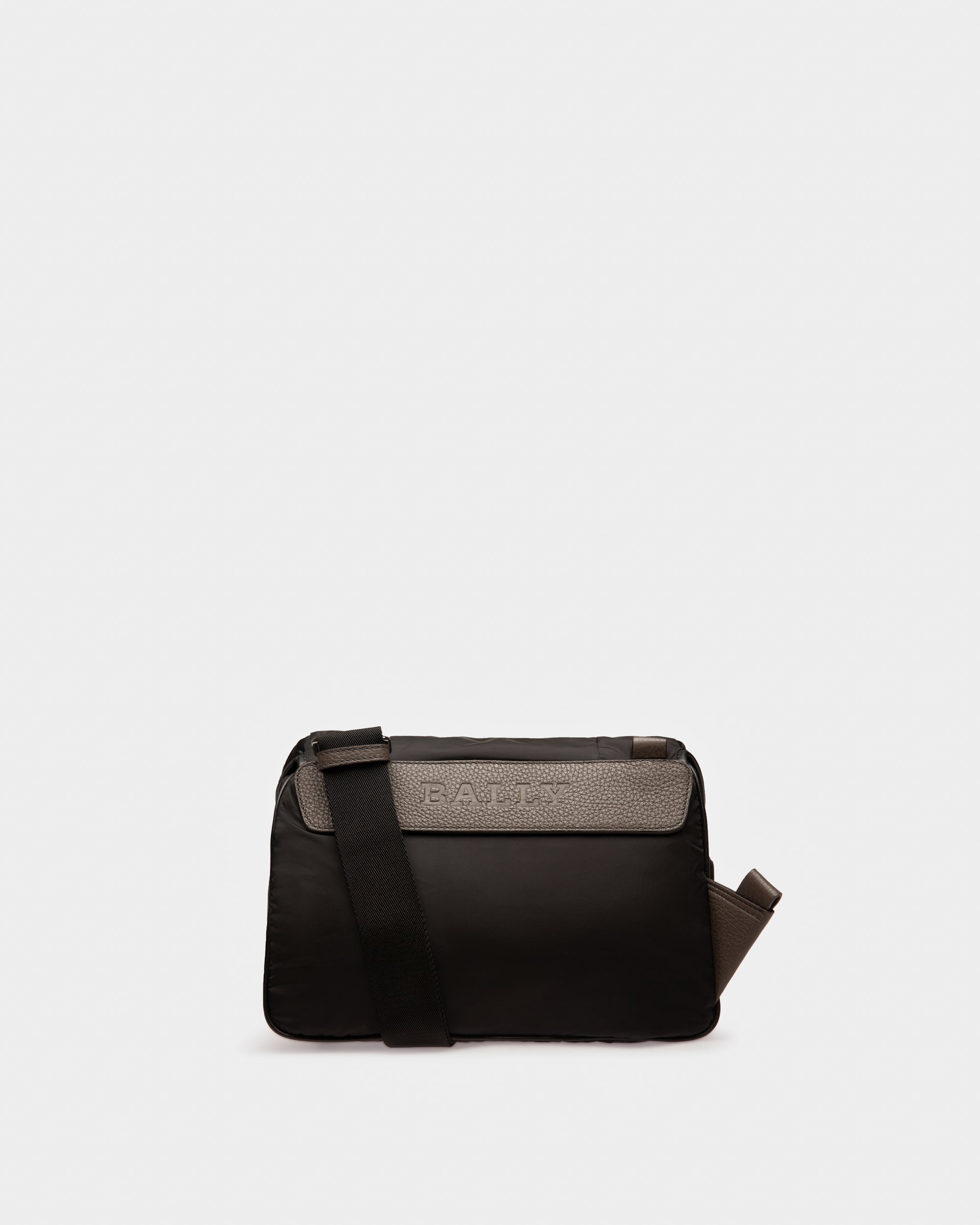 Borissey Recycled Nylon Messenger Bag In Black - Men's - Bally - 03