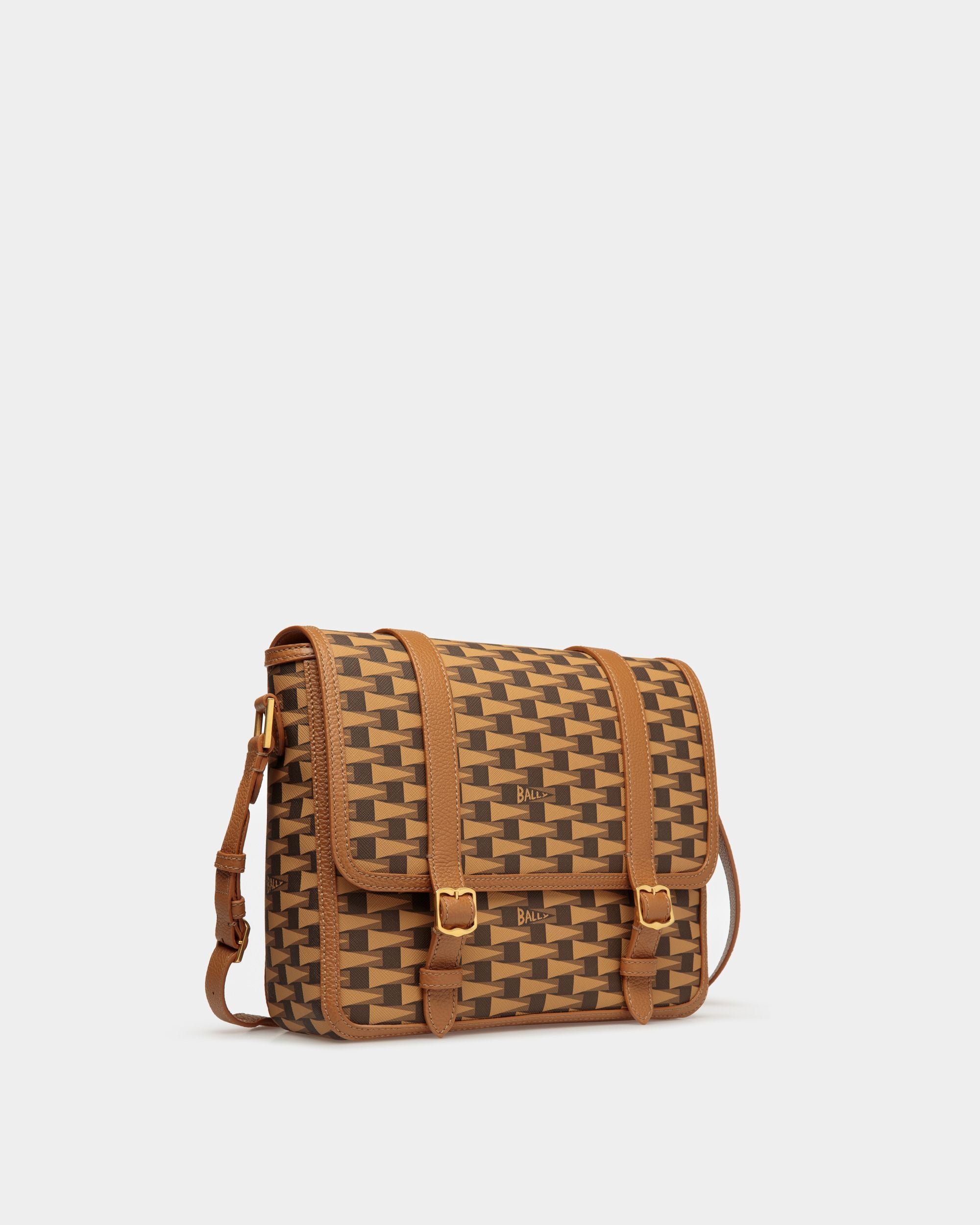 Pennant Messenger Bag In Desert TPU - Men's - Bally - 04