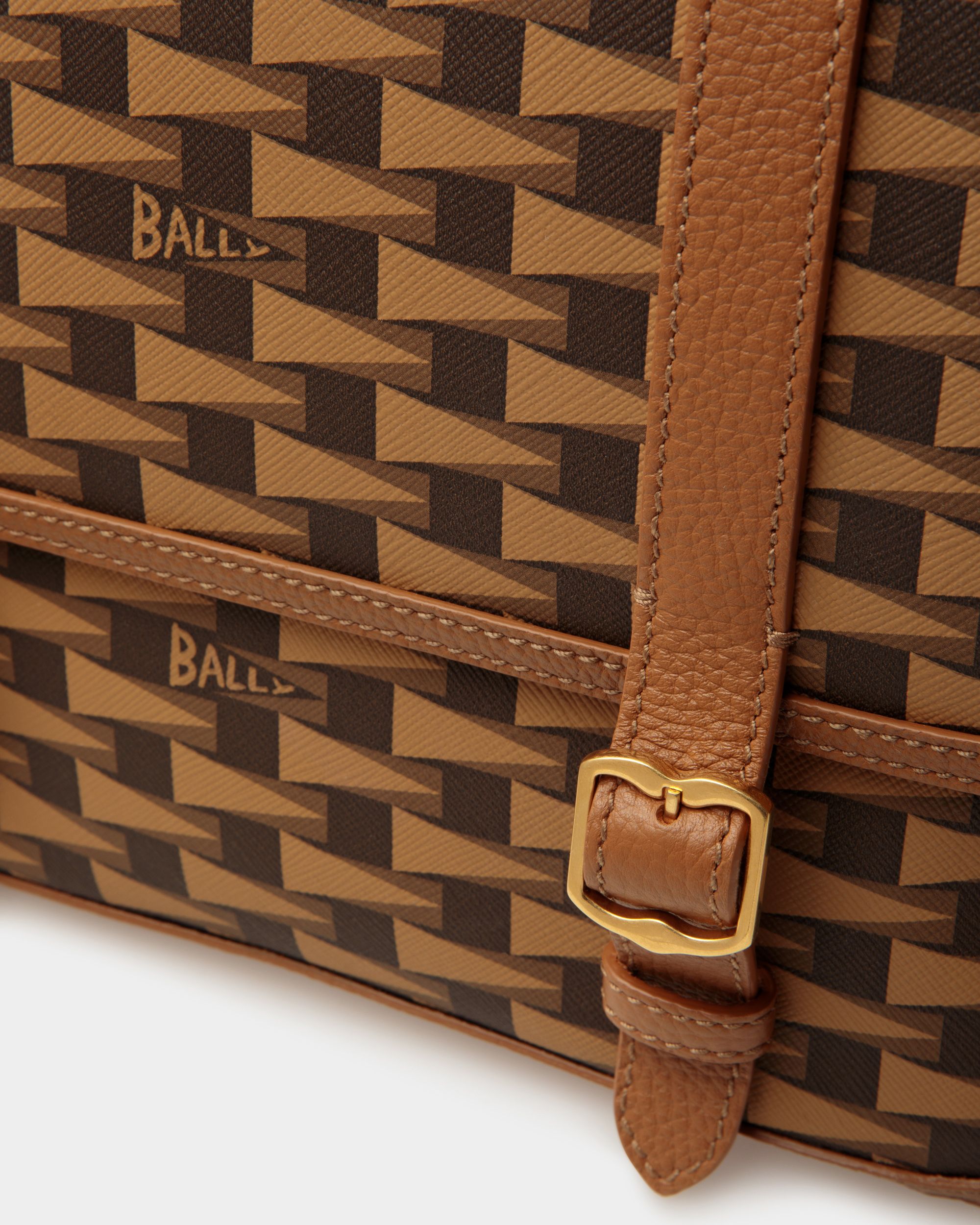 Pennant Messenger Bag In Desert TPU - Men's - Bally - 06