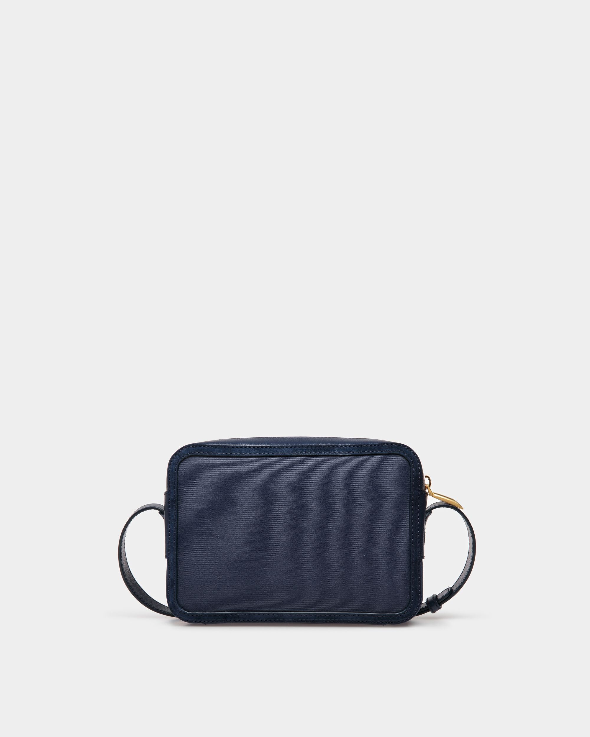 Gare Crossbody Bag In Marine Fabric - Men's - Bally - 02