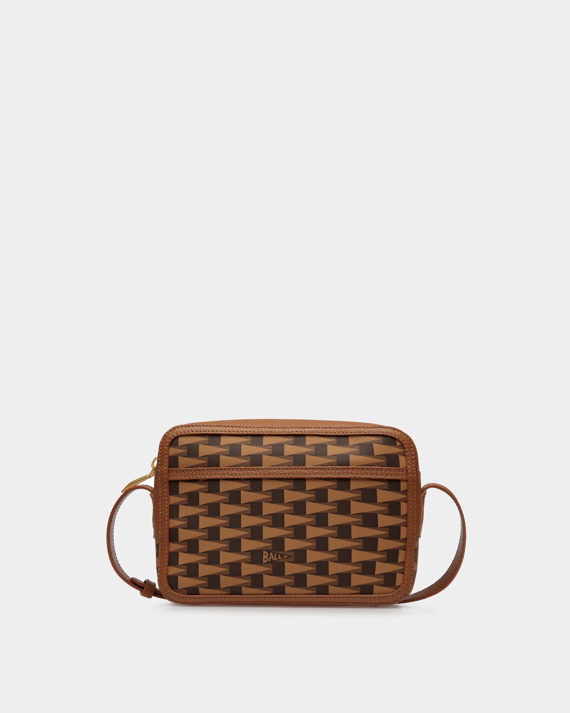 Pennant Crossbody Bag In Desert TPU - Men's - Bally - 01