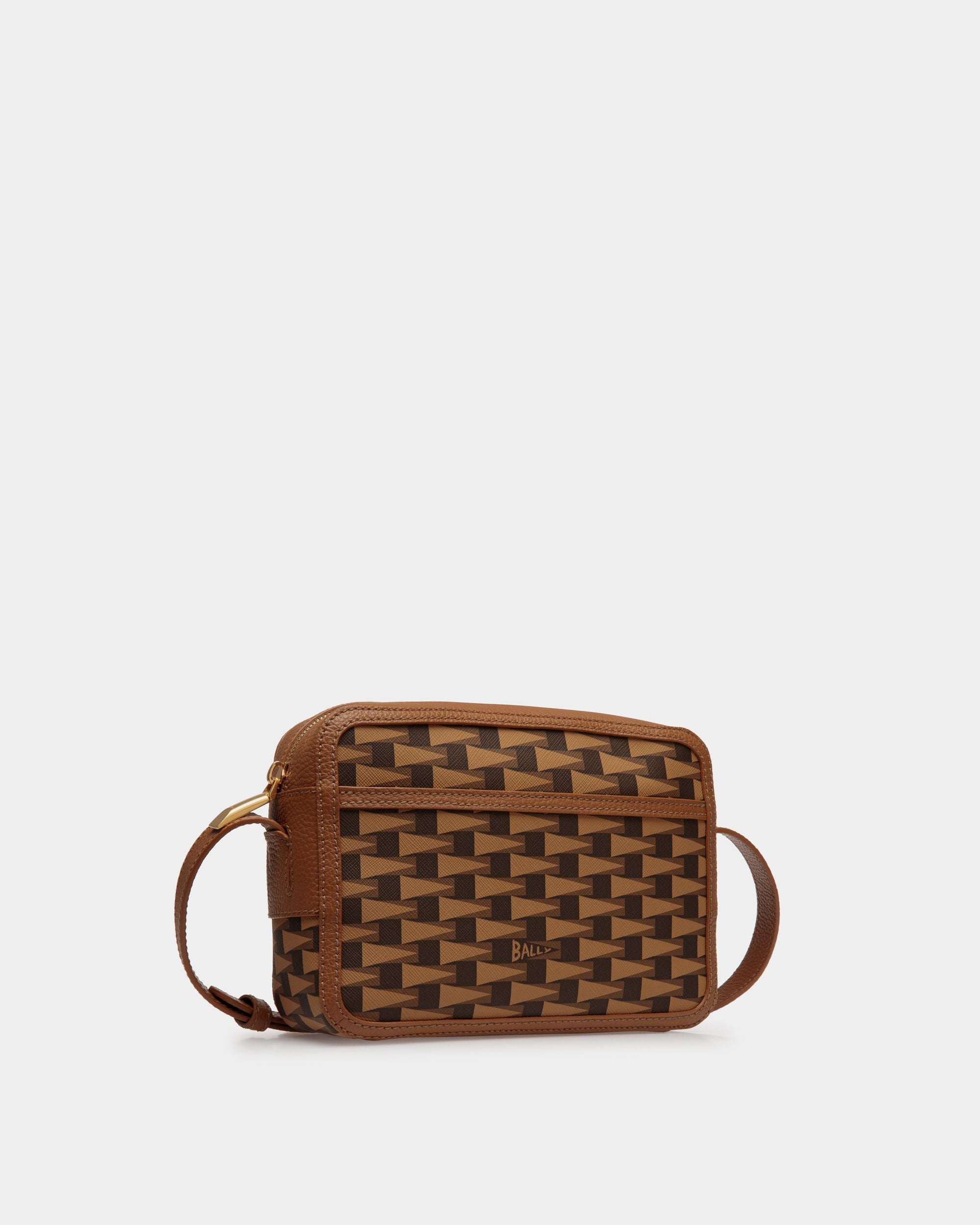 Pennant Crossbody Bag In Desert TPU - Men's - Bally - 03