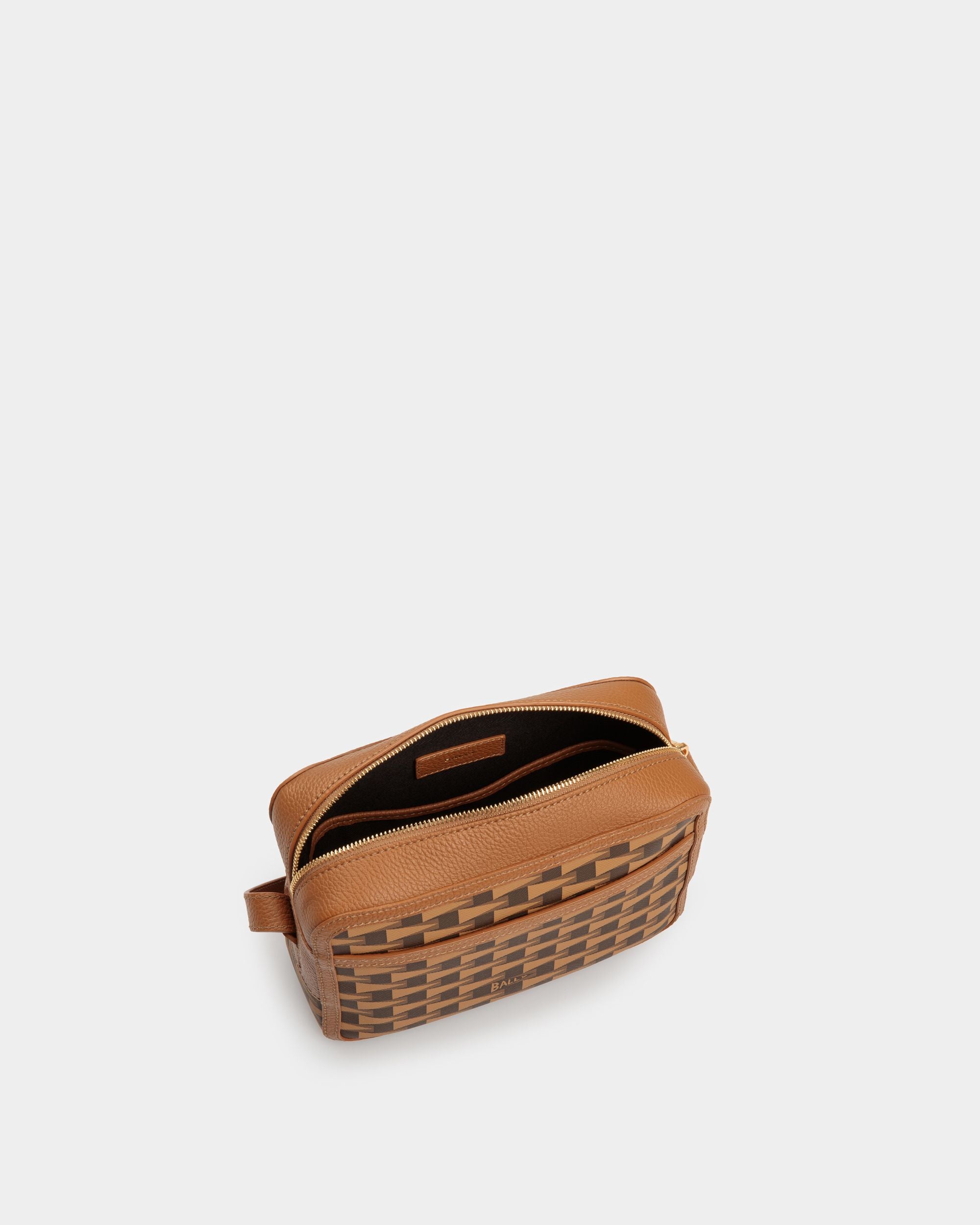 Pennant Crossbody Bag In Desert TPU - Men's - Bally - 04
