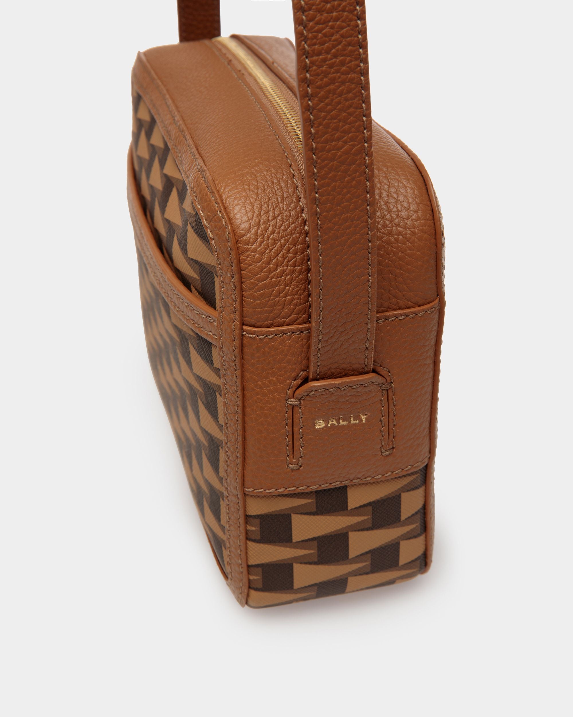 Pennant Crossbody Bag In Desert TPU - Men's - Bally - 05