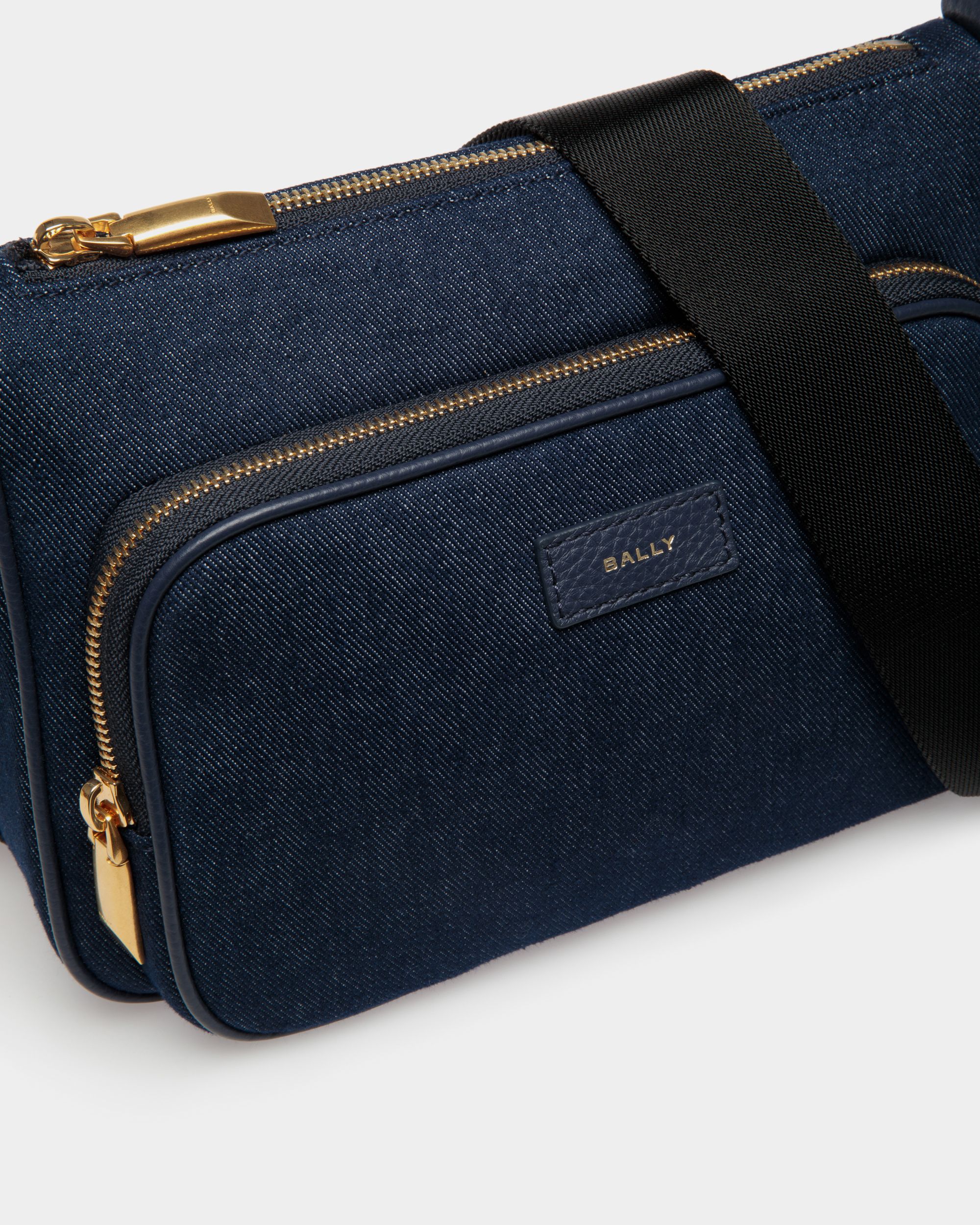 Bar Crossbody Bag in Canvas And Leather - Men's - Bally - 05