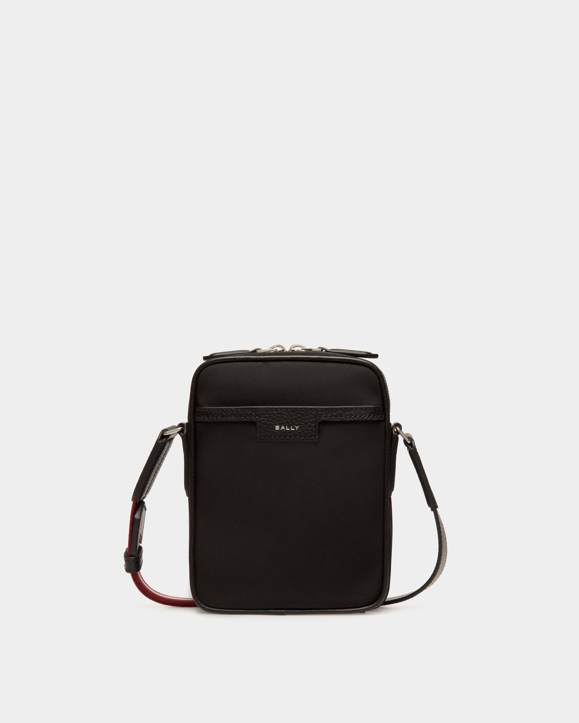 Men s Code Crossbody Bag in Black Nylon Bally
