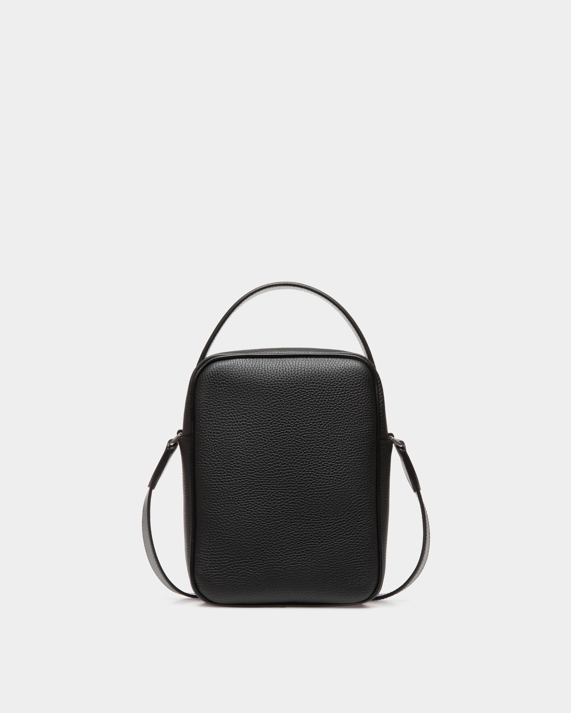 Oeden Crossbody Bag In Black Leather - Men's - Bally - 02