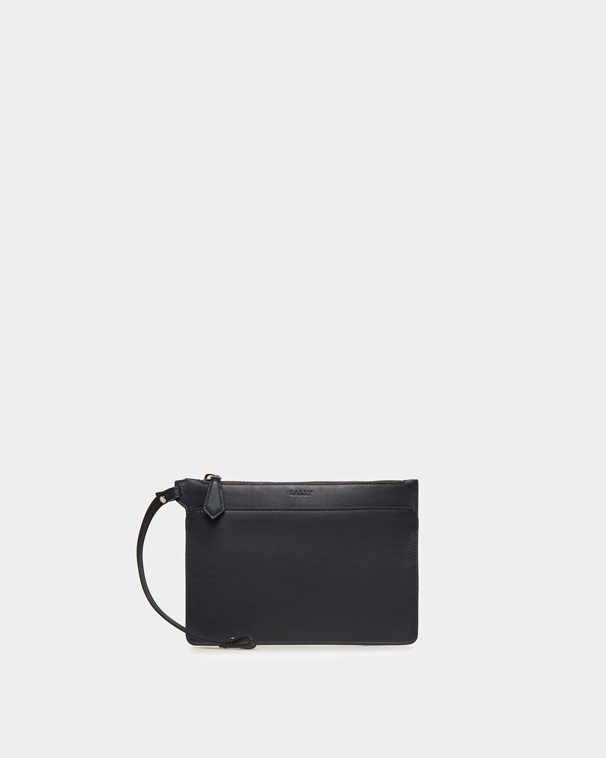 Havid Leather Tote In Midnight Blue And Light Blue - Men's - Bally - 07