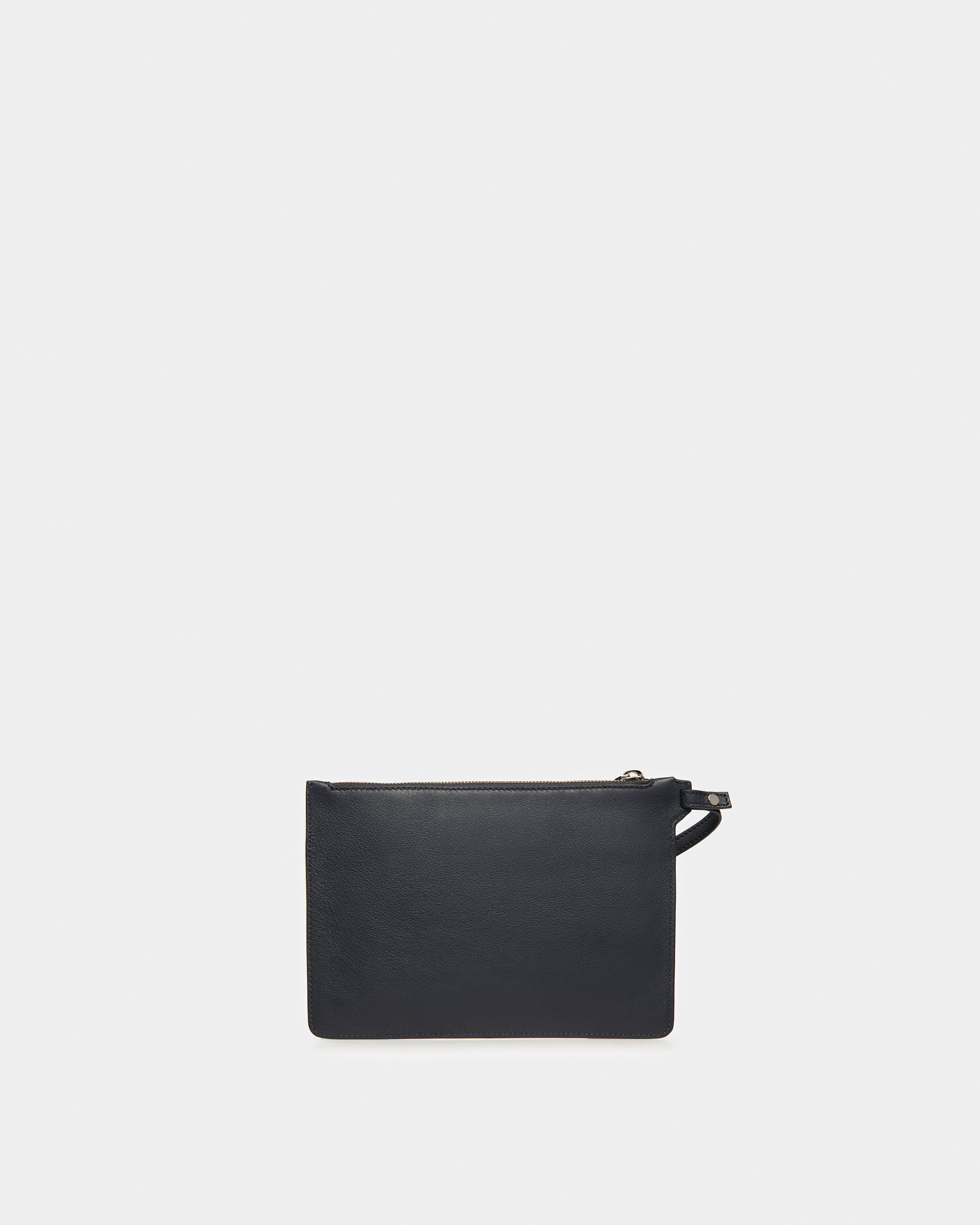 Havid Leather Tote In Midnight Blue And Light Blue - Men's - Bally - 08